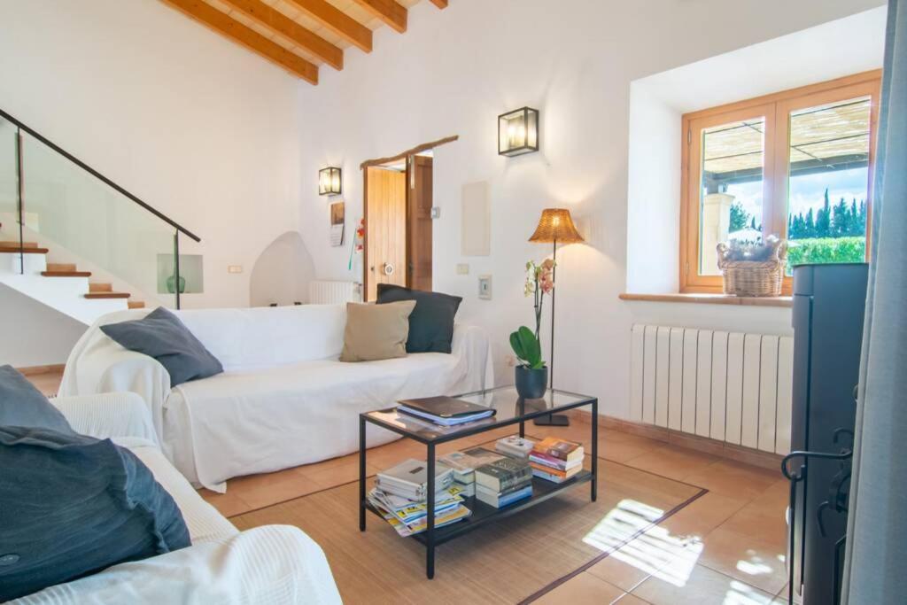 Traditional house Casa Binitaref with pool in Sineu view 5
