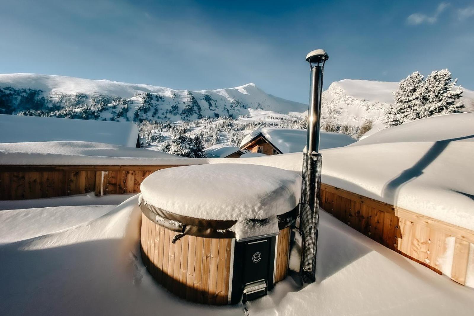 Heidi Chalets Falkertsee - Luxuschalet Bergwinter