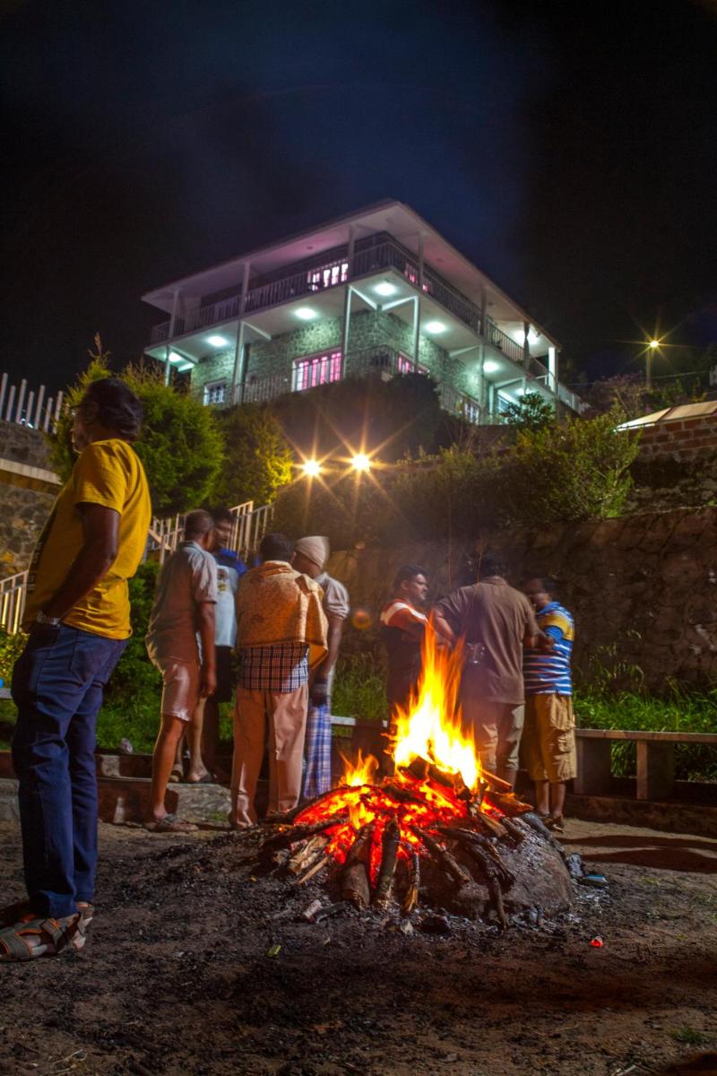outdoor BBQ area