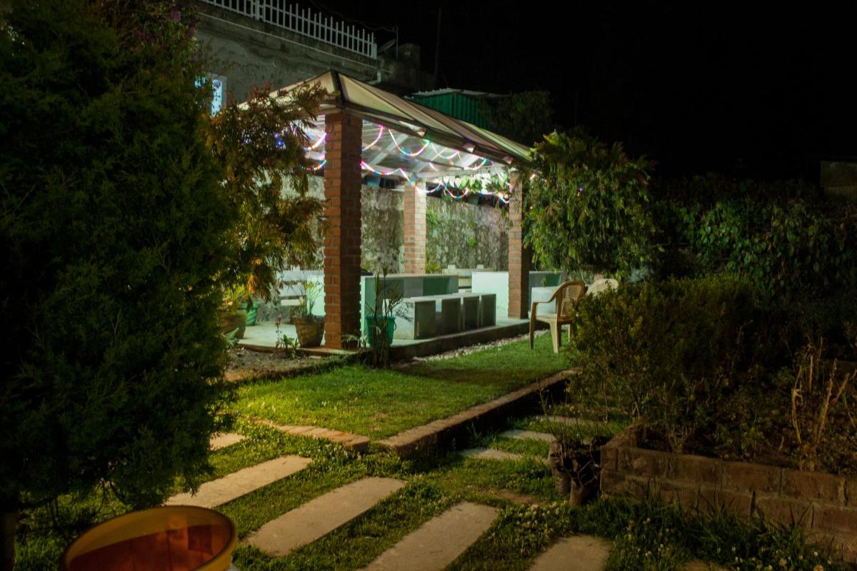 outdoor BBQ area