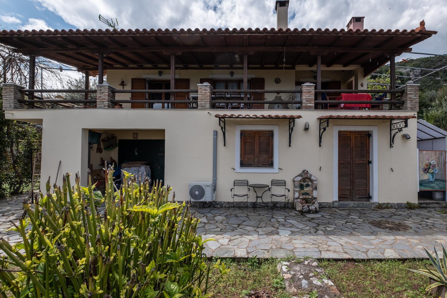 Villa Eirini with sea view view 3