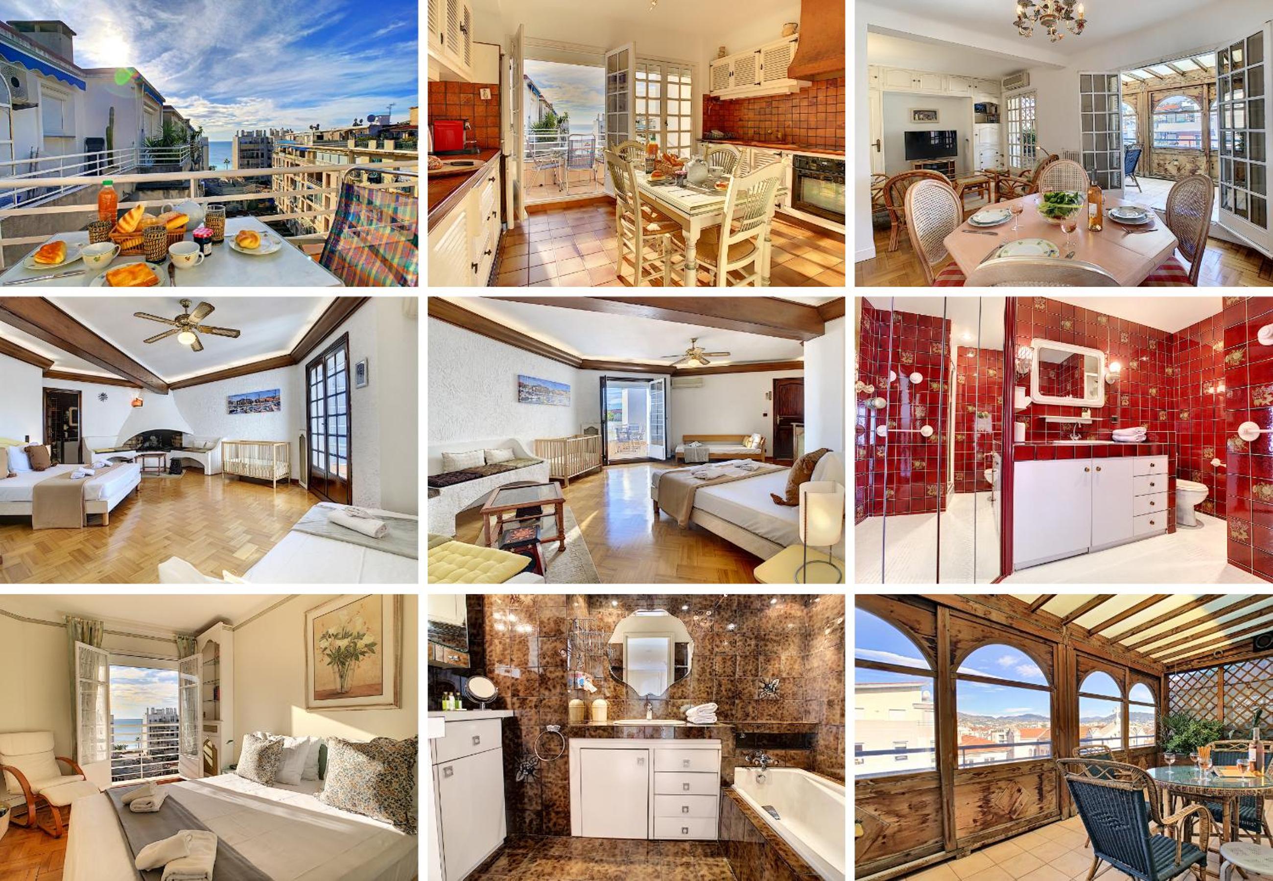 Nestor&Jeeves - BEACH COTTAGE TERRACE - Central - Very close sea - Top floor