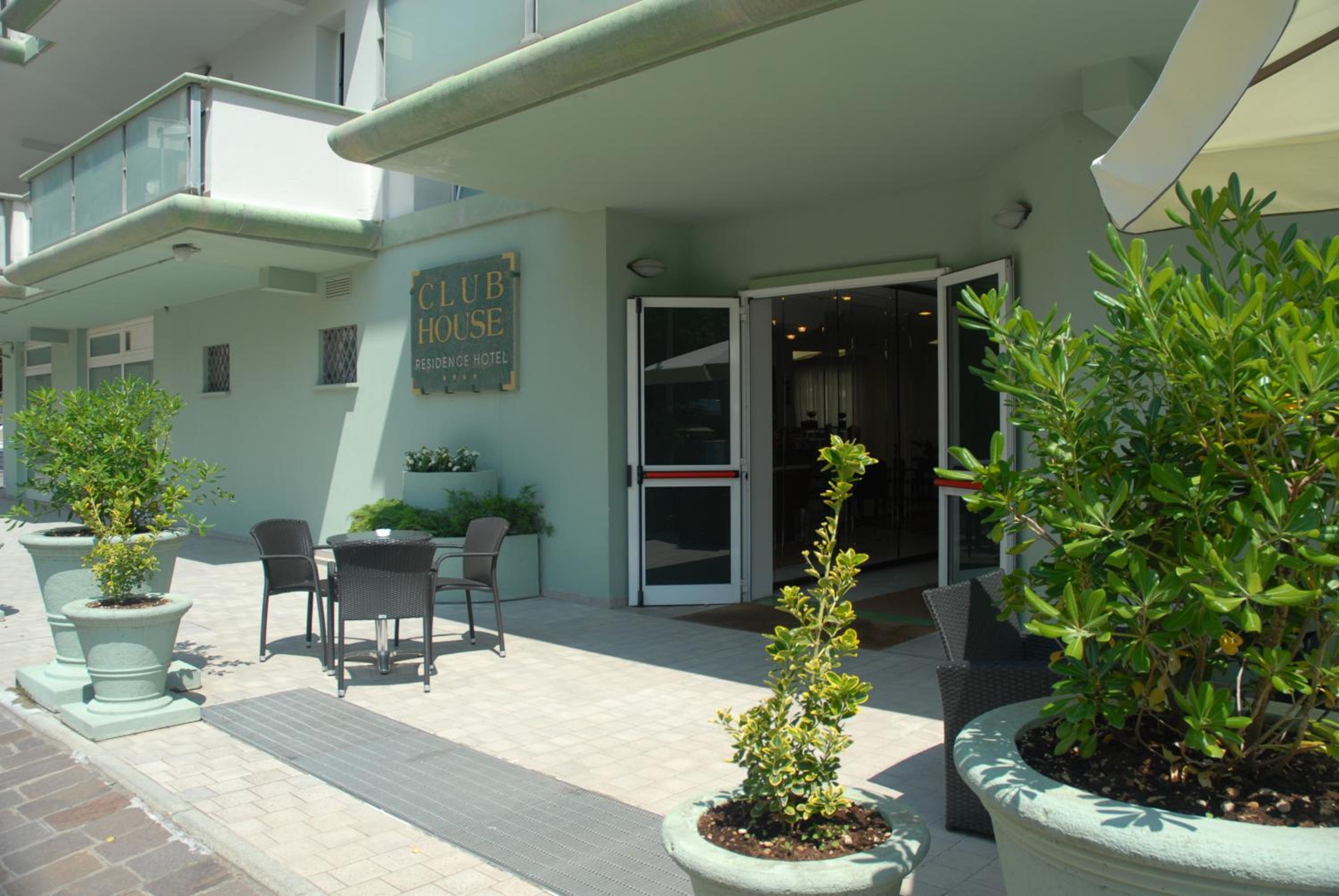 outdoor BBQ area