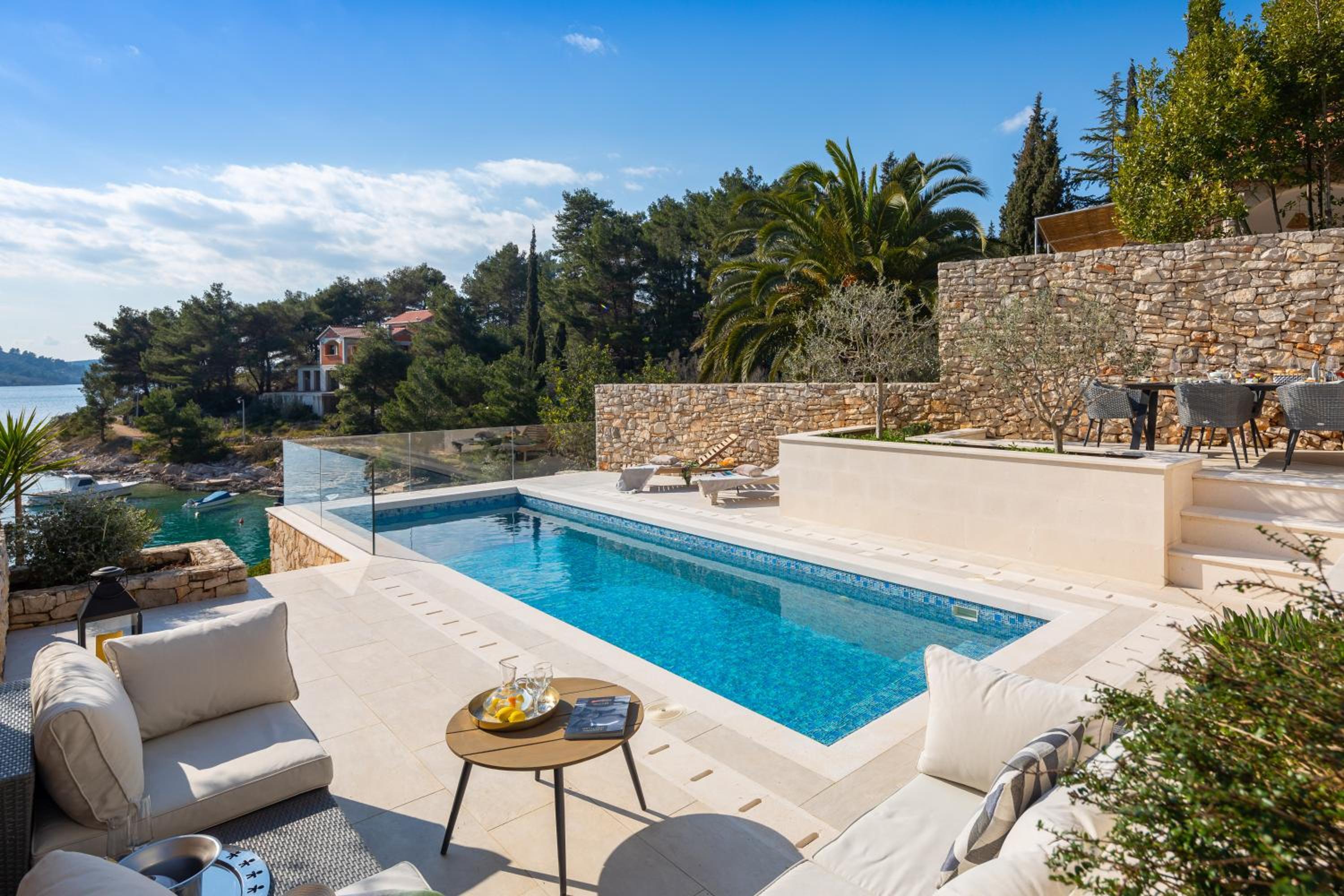 Beachfront Villa Grain of Salt with Pool view 2