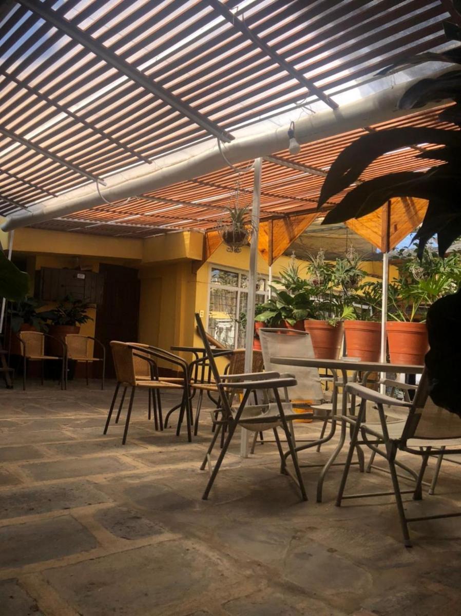 outdoor BBQ area