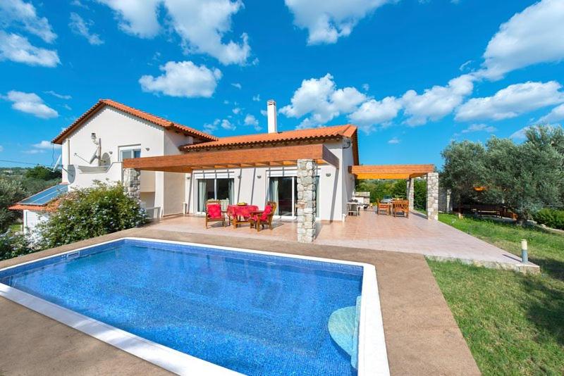 Olive Private Villa Swimming Pool 5 BDR Kolymbia Rhodes