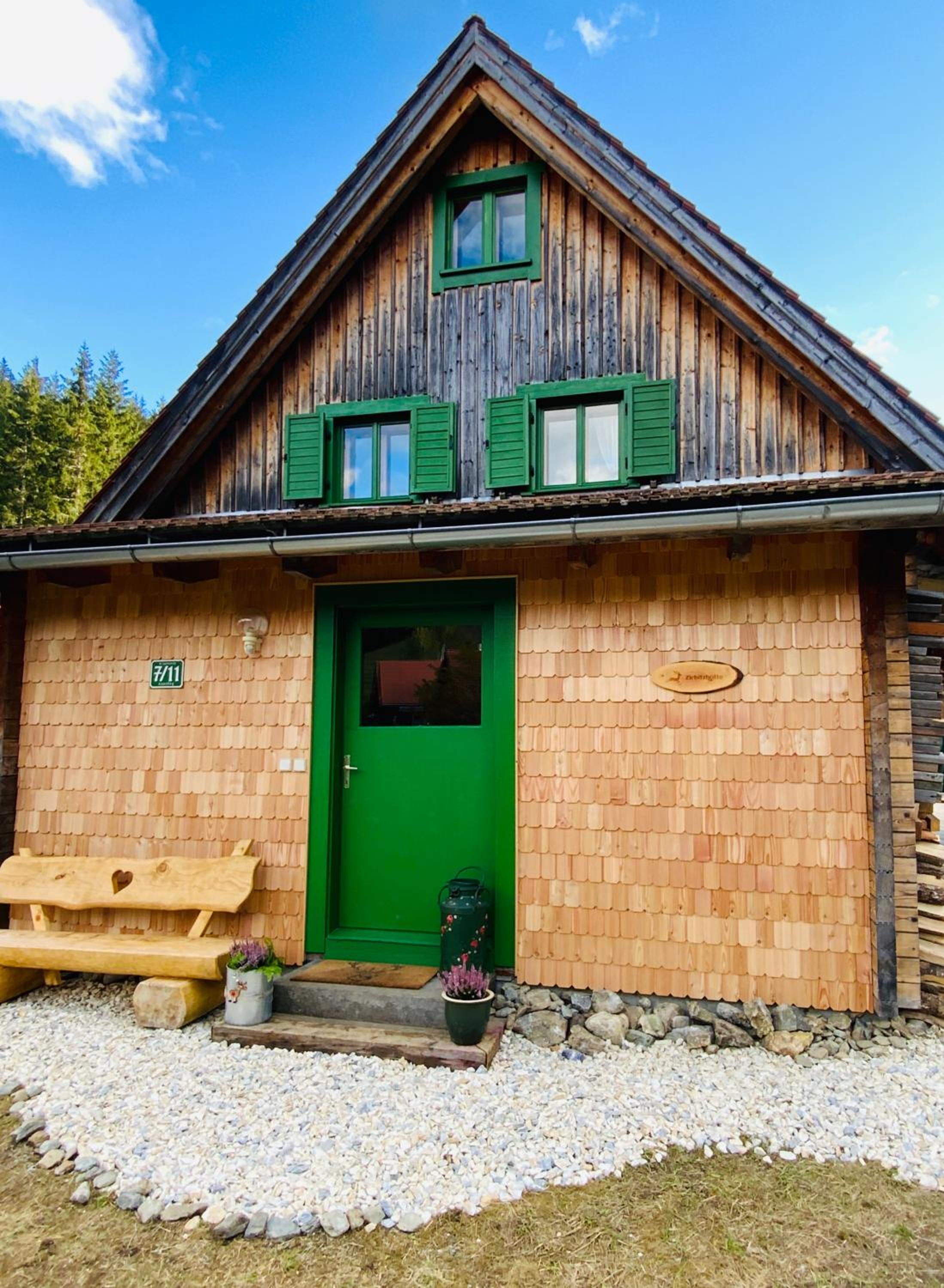 Zirbitz Hütte mit Sauna und Kamin