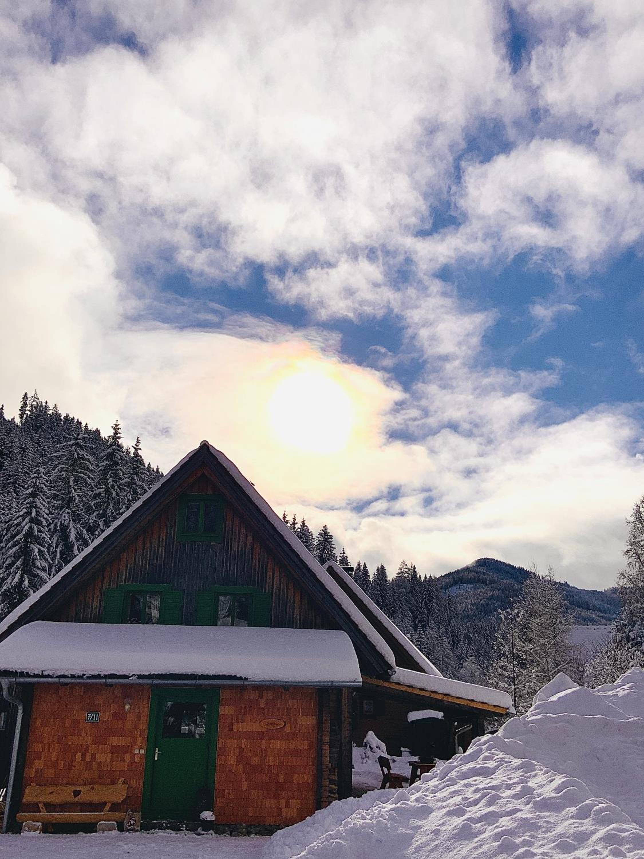 Zirbitz Hütte mit Sauna und Kamin
