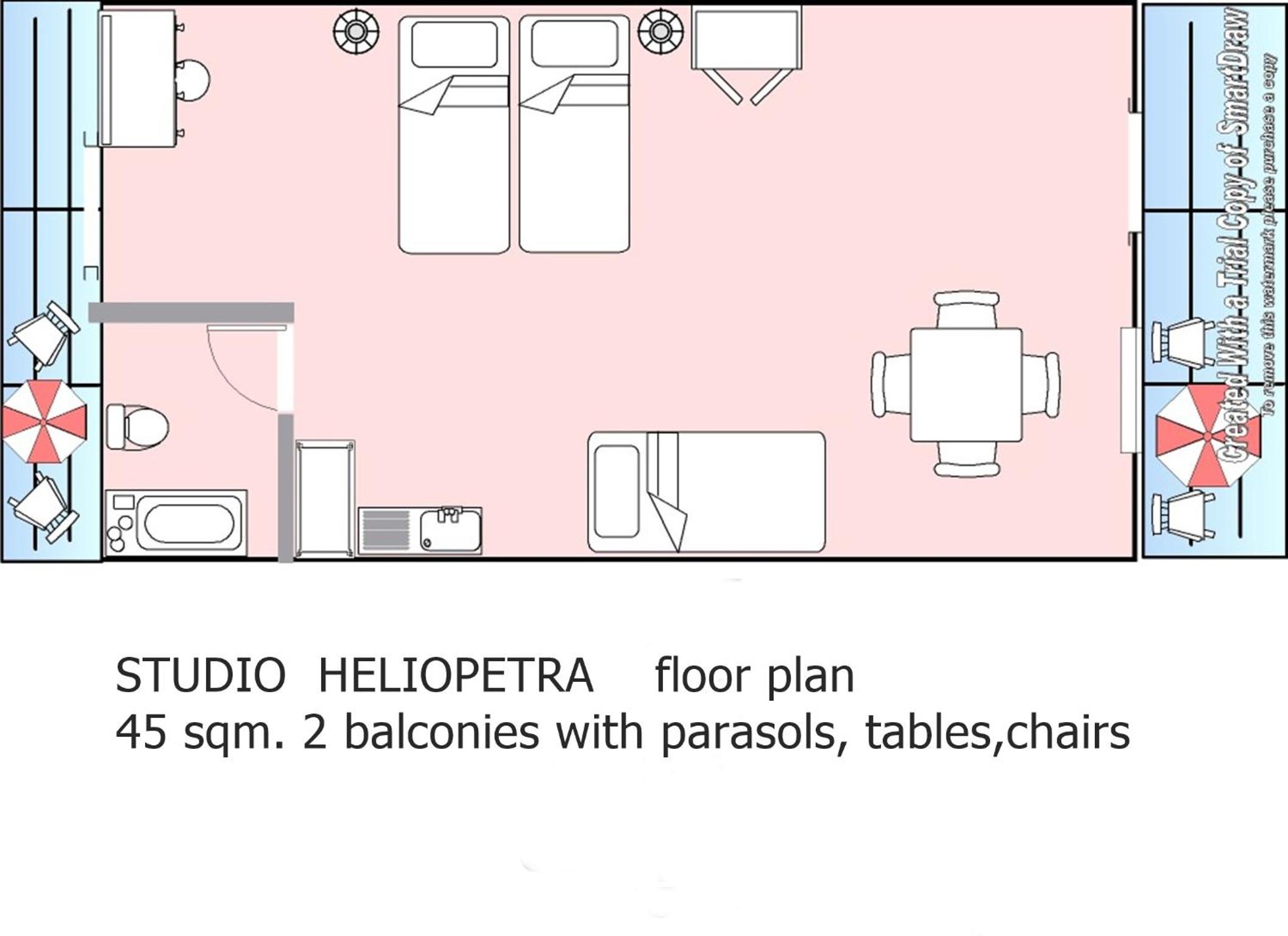 Heliopetra studios, small village close to beaches
