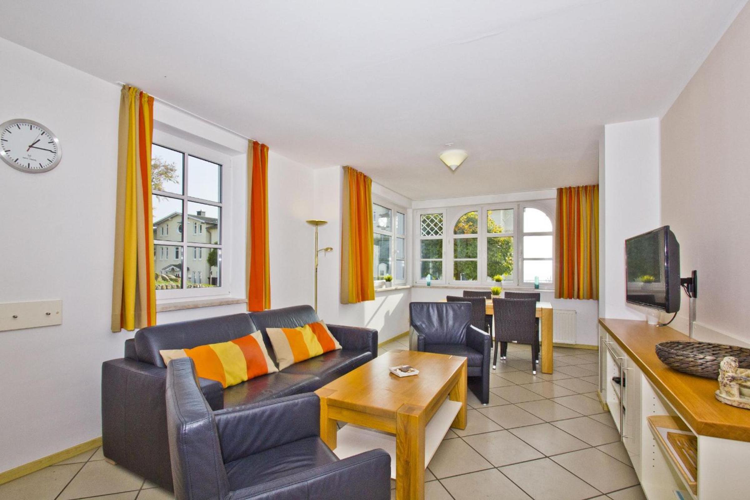 Haus Blick zur See Ferienwohnung 01 - mit Sauna- und Schwimmbadnutzung im AHOI Sellin