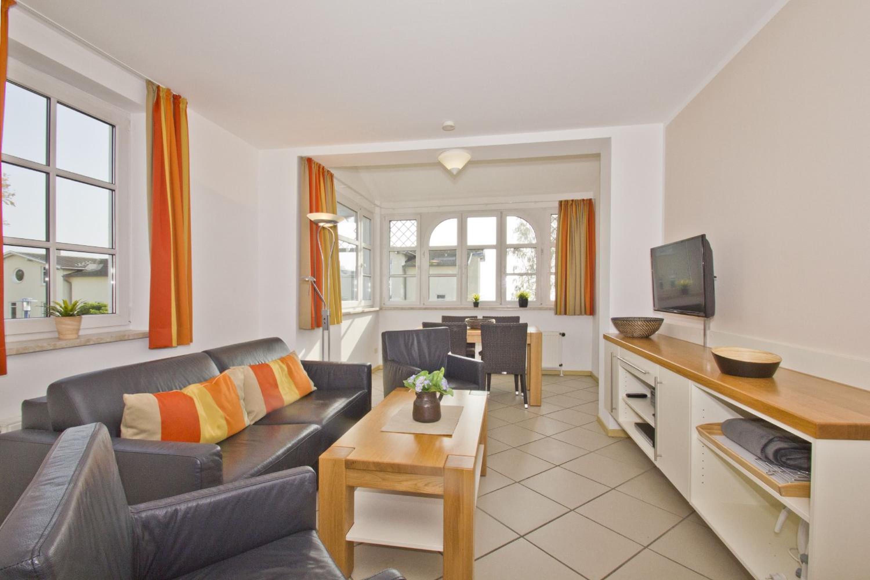 Haus Blick zur See Ferienwohnung 05 - mit Sauna- und Schwimmbadnutzung im AHOI Sellin