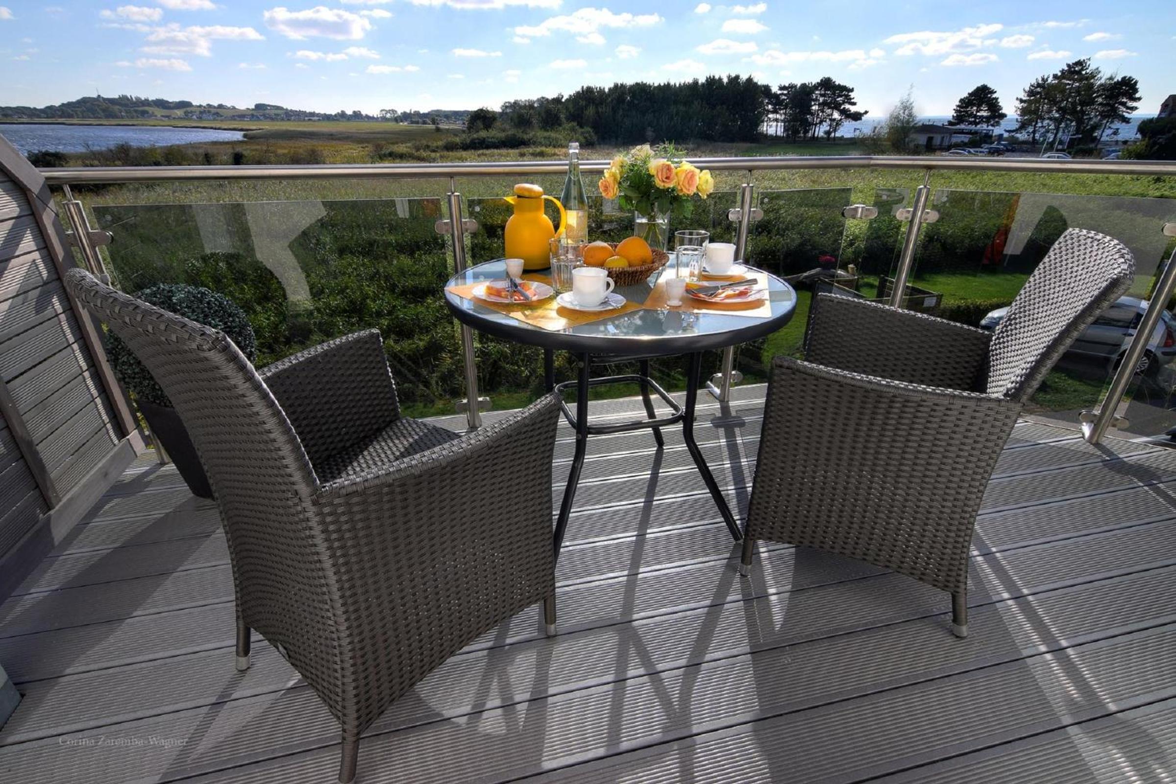 F-1084 ruegenreif FeWo 02 Meerblick, Balkon