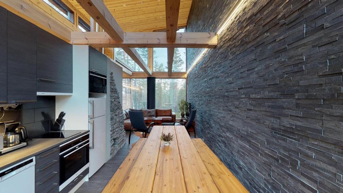 outdoor BBQ area