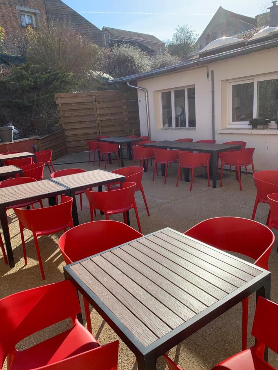 outdoor BBQ area