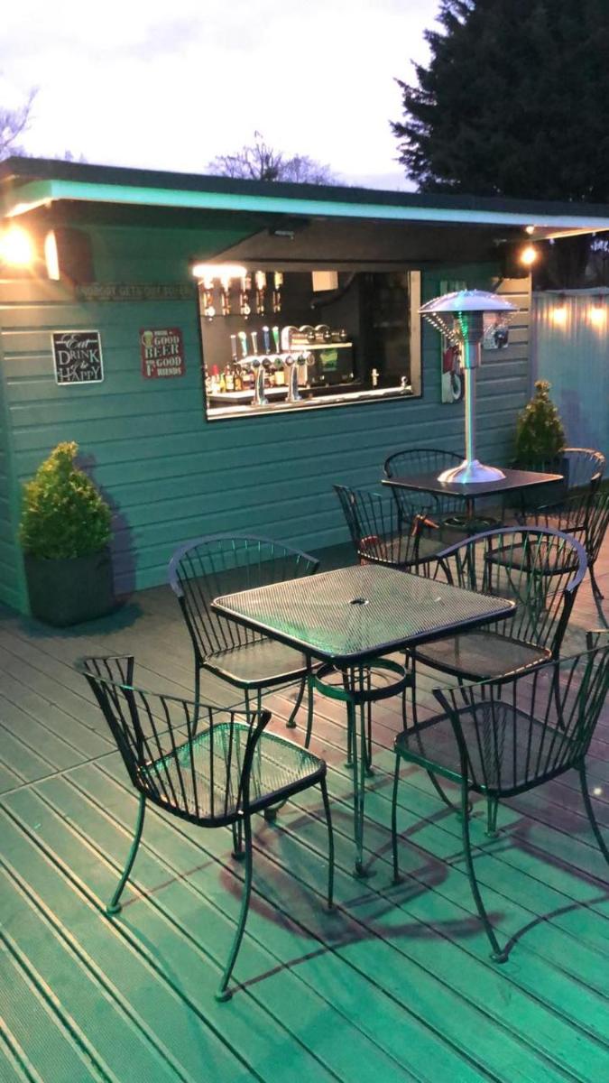 outdoor BBQ area