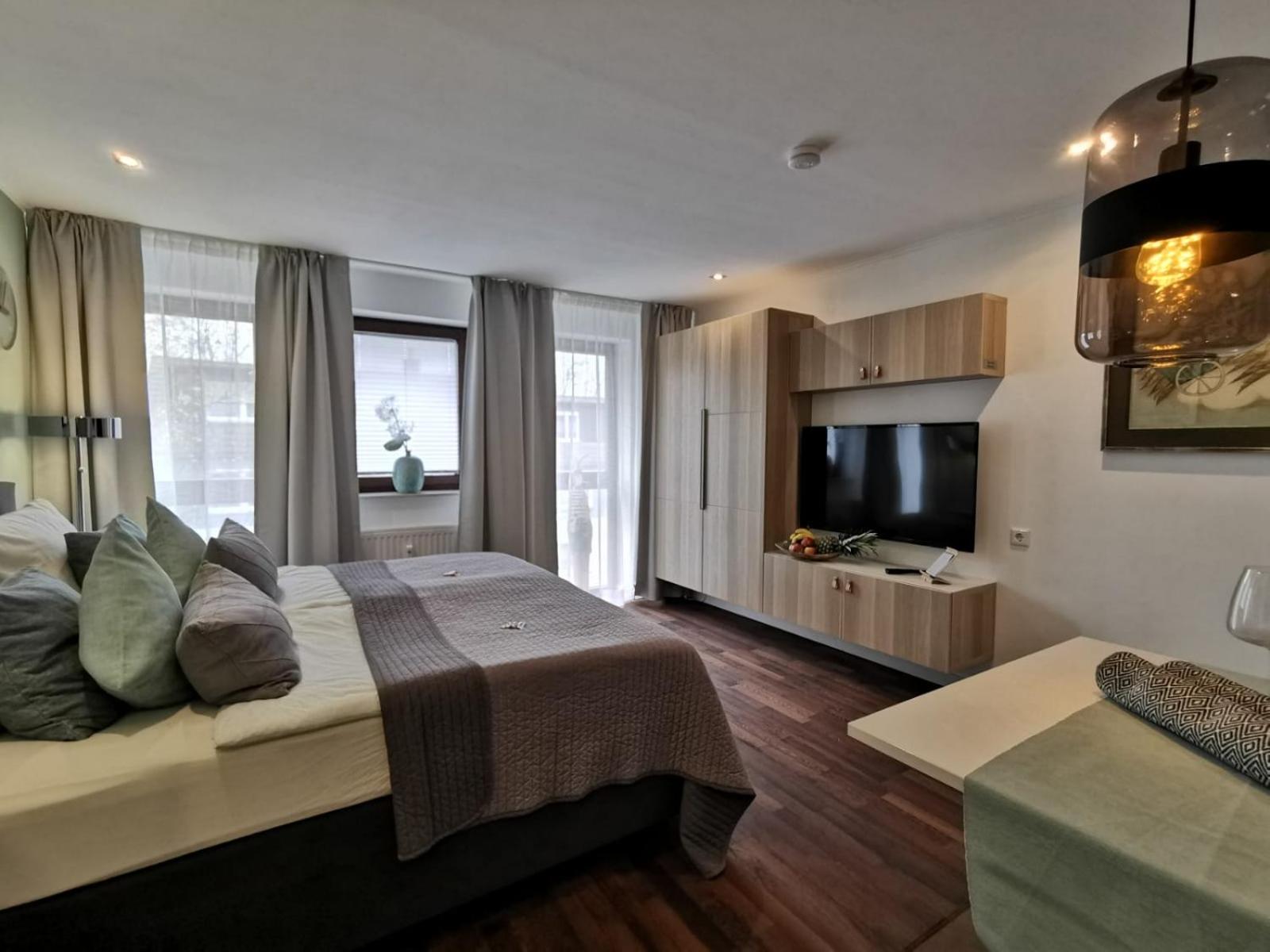 RhePi-Apartment en Essen — hotel room