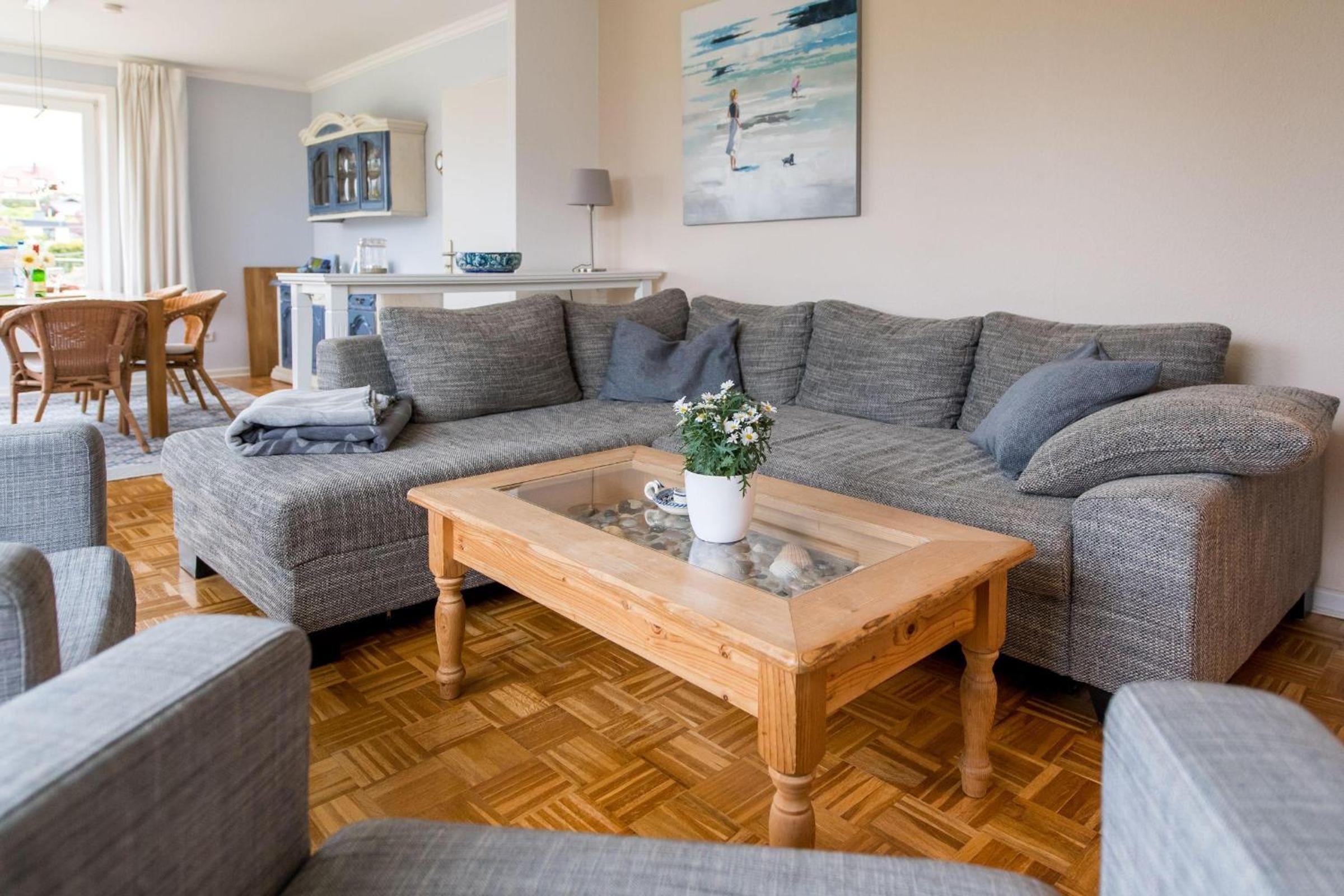Seeblick I - geräumige 90qm - ganzes Haus - 50m zum Naturstrand - mit Terrasse und großem Garten - Küche neu
