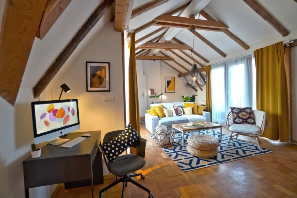 Contemporary Boho Style Loft Sofia Center view 4