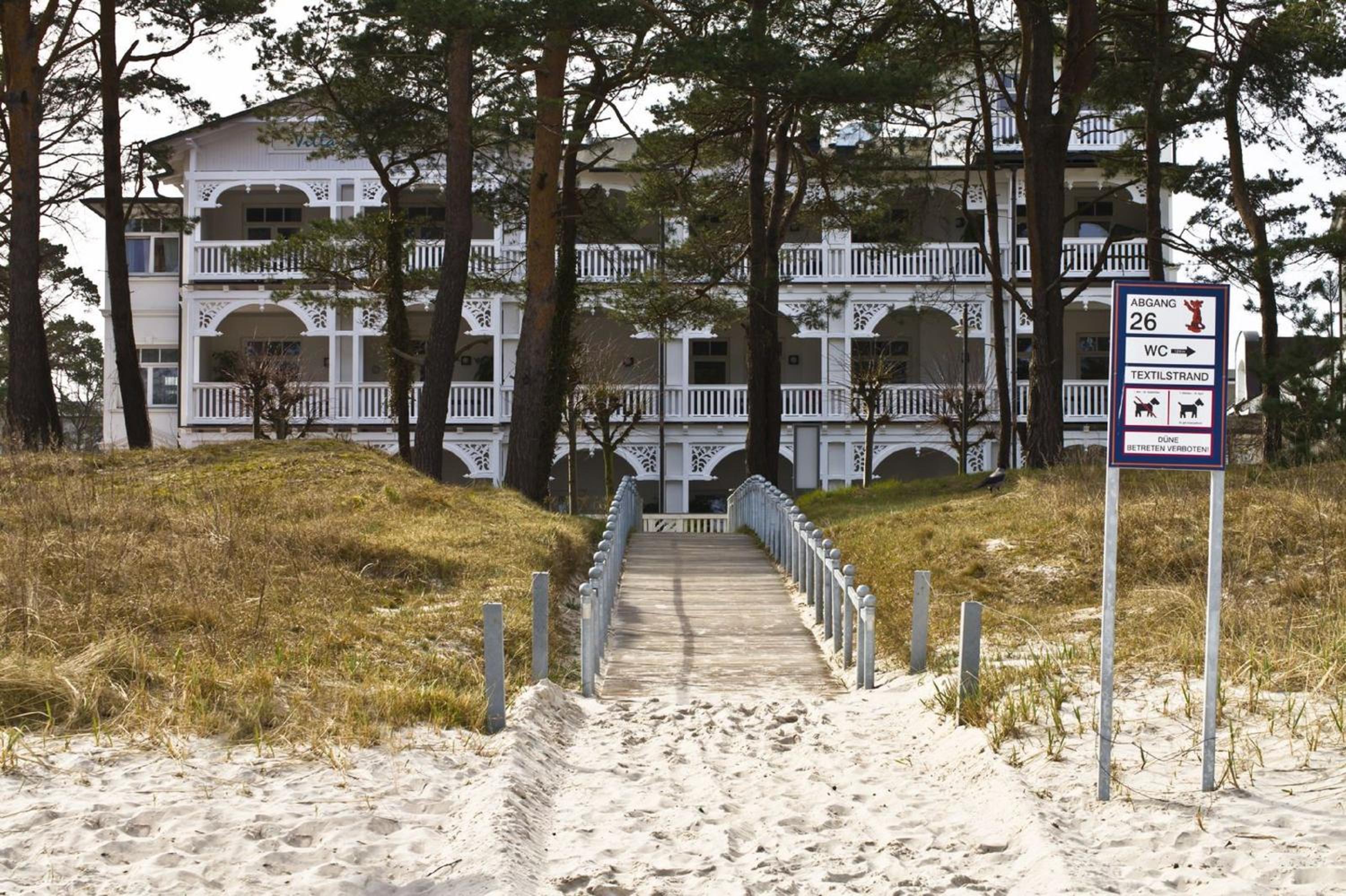strandnahe Ferienwohnung mit Meerblick und Terrasse - Villa Seeadler FeWo 602