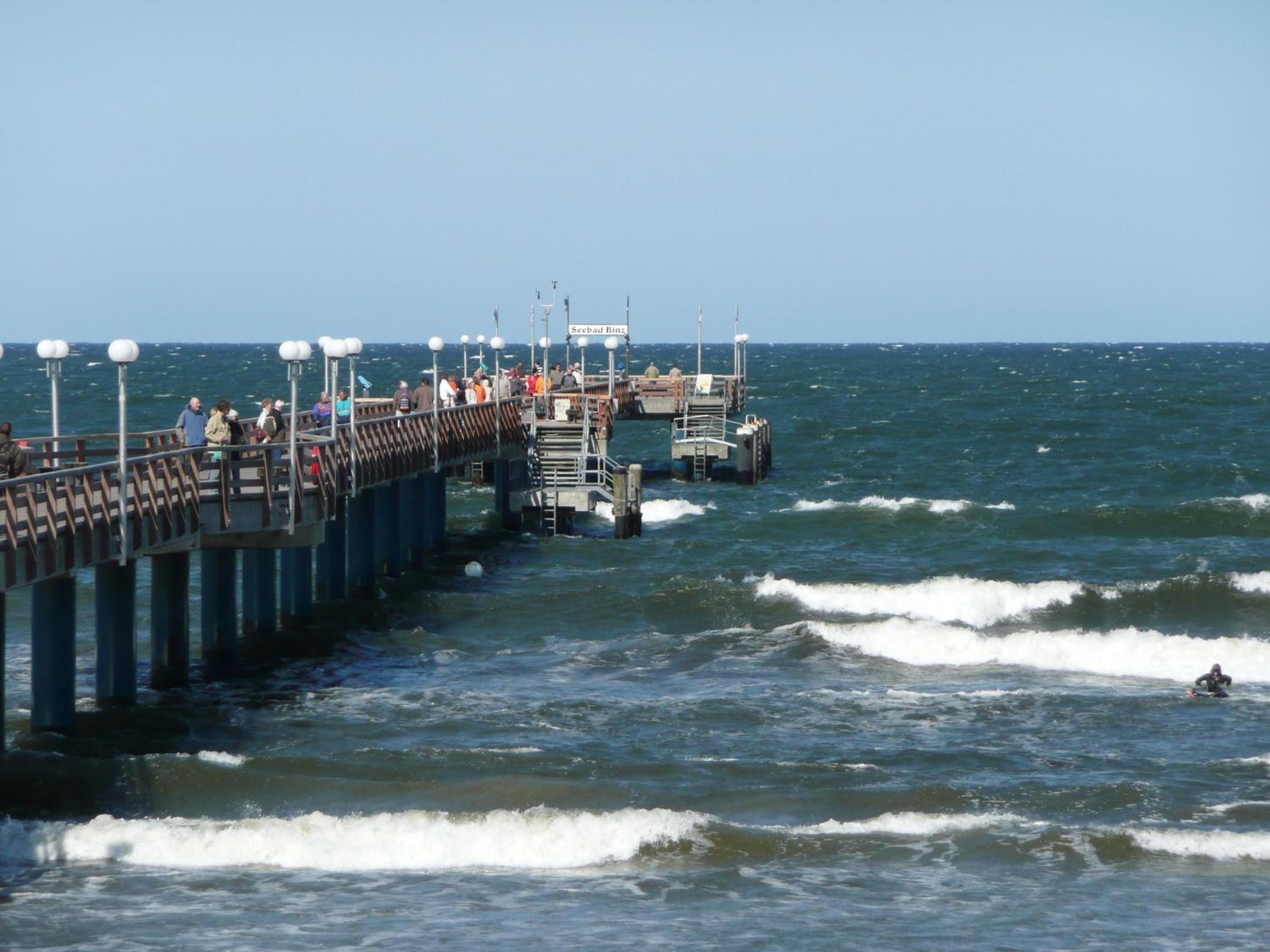 strandnahe Ferienwohnung mit Meerblick und Terrasse - Villa Seeadler FeWo 602