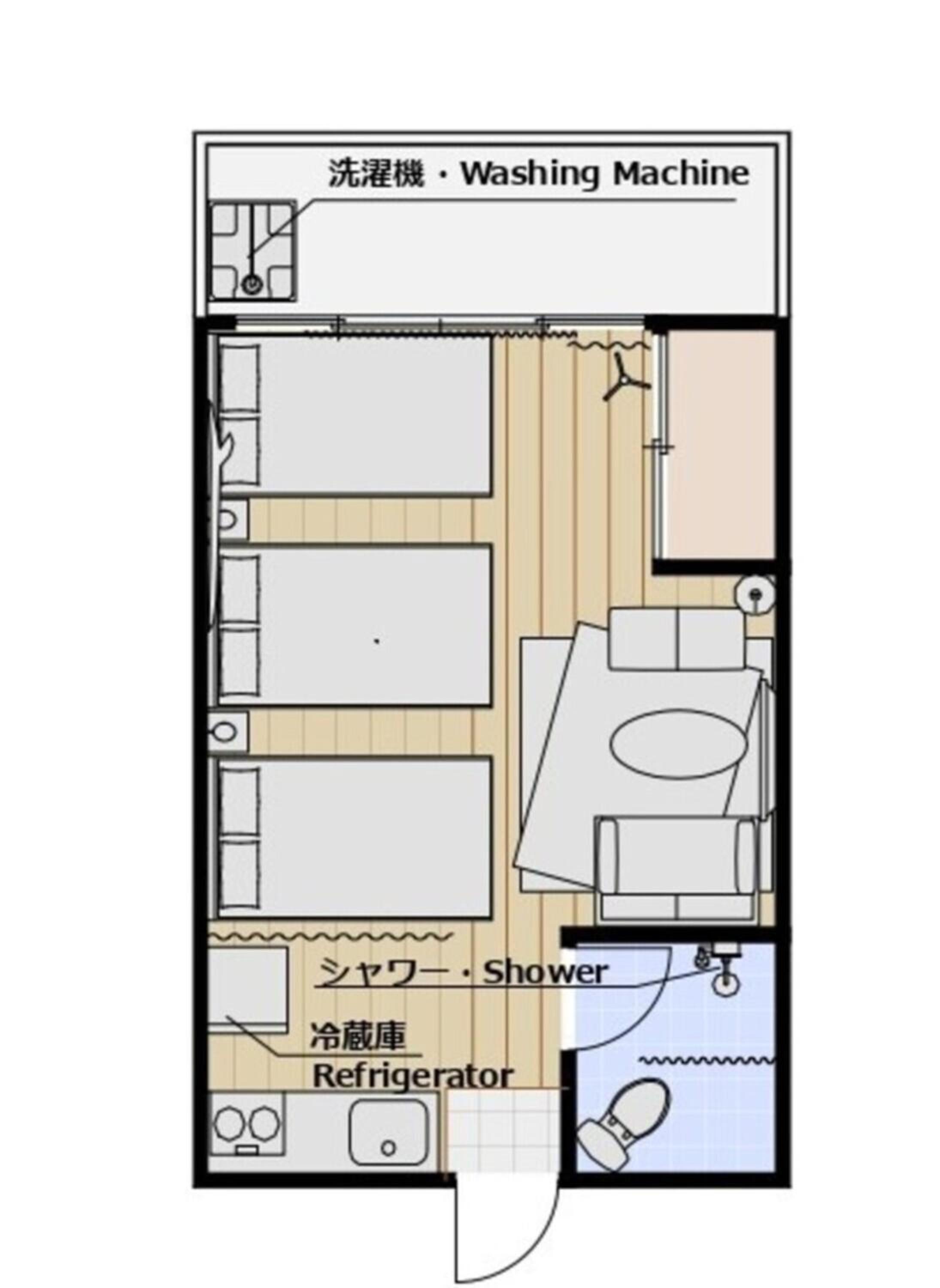 Type B Room 27平米 - ウル エスポワール那覇2- view 2