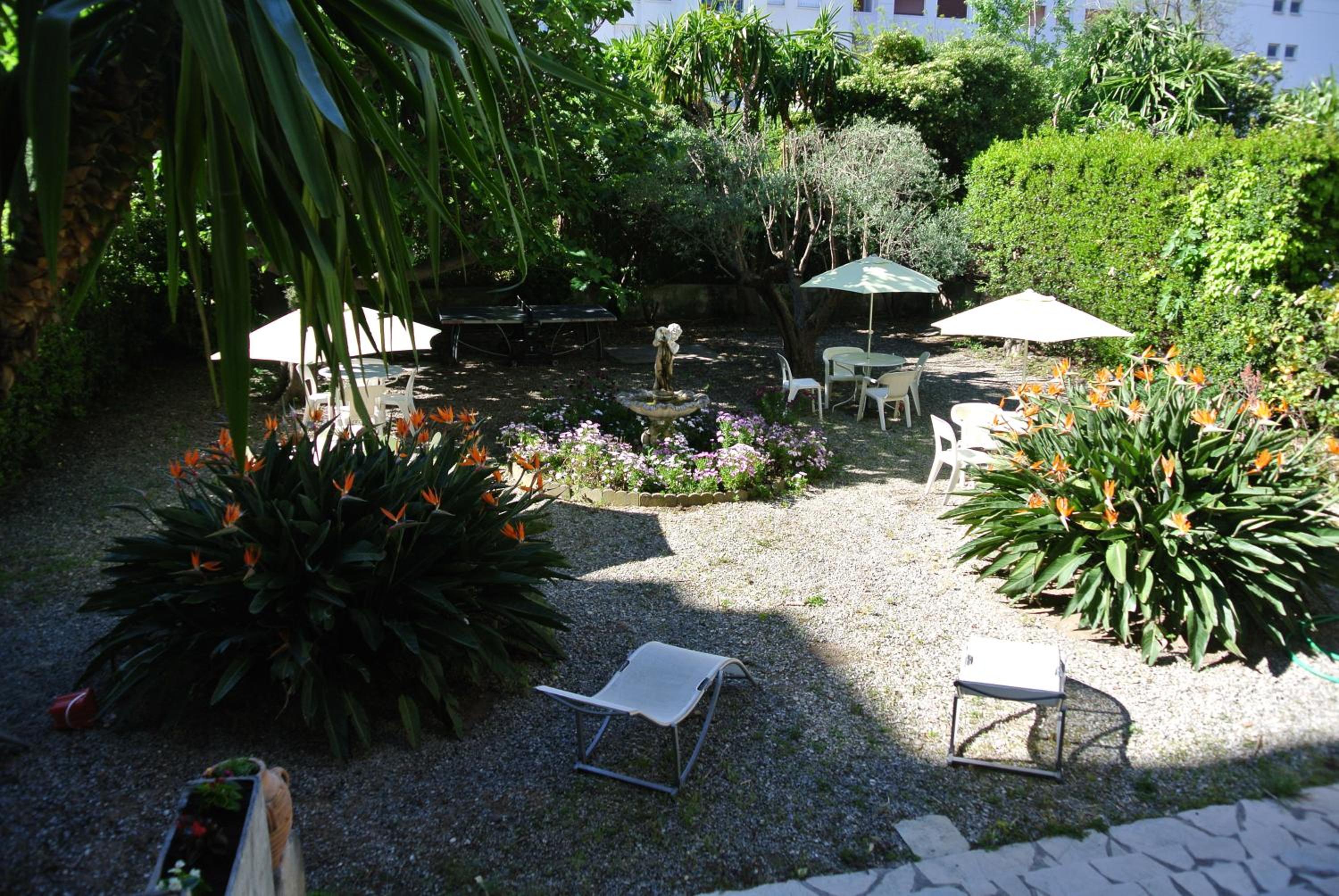outdoor BBQ area