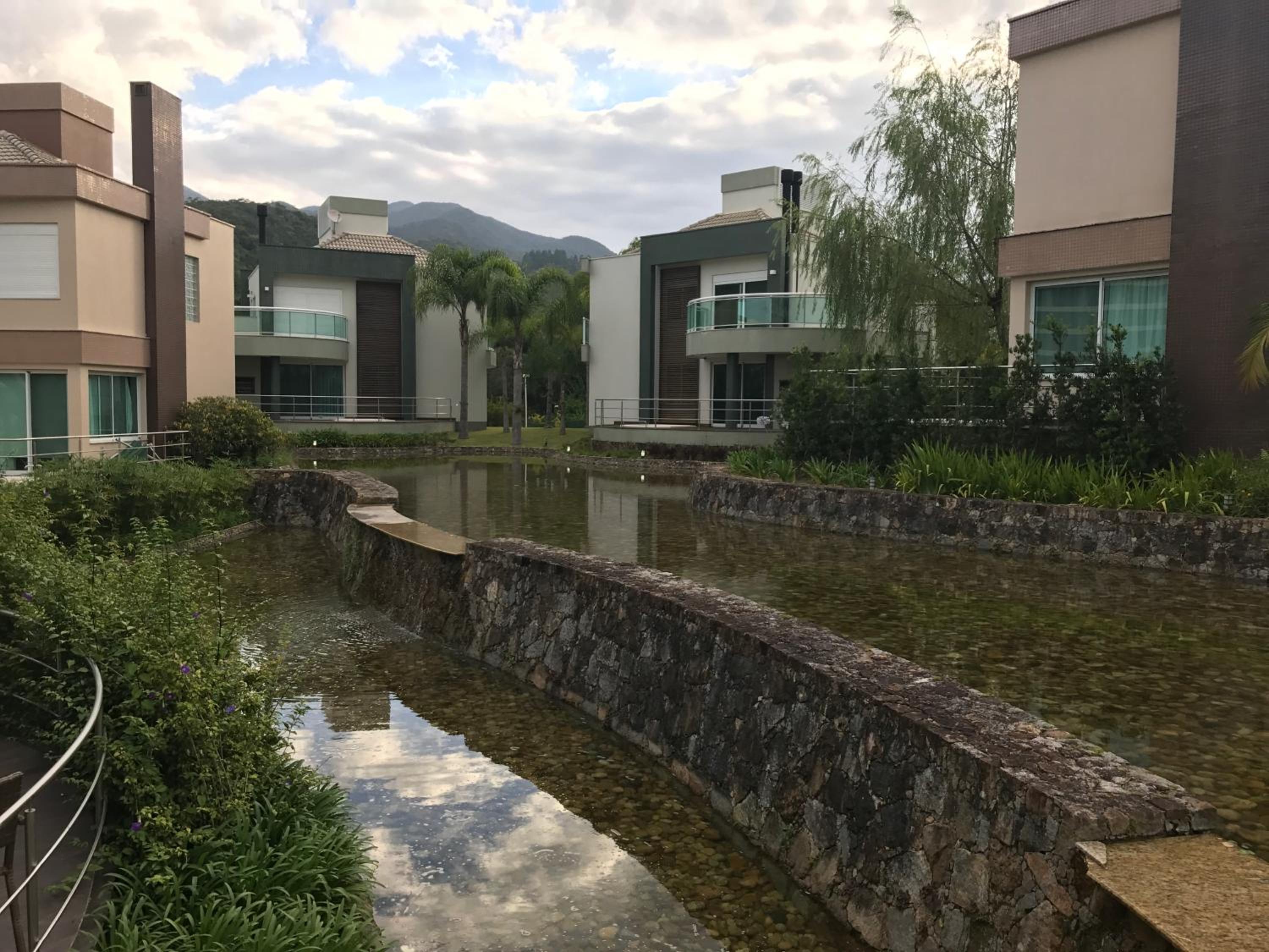 Casa de campo em resort com banheiras água termal