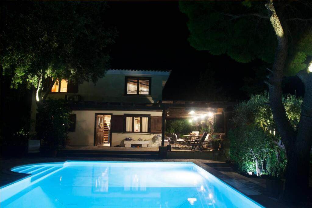 villa eleni en Sounio — recepcion & lobby