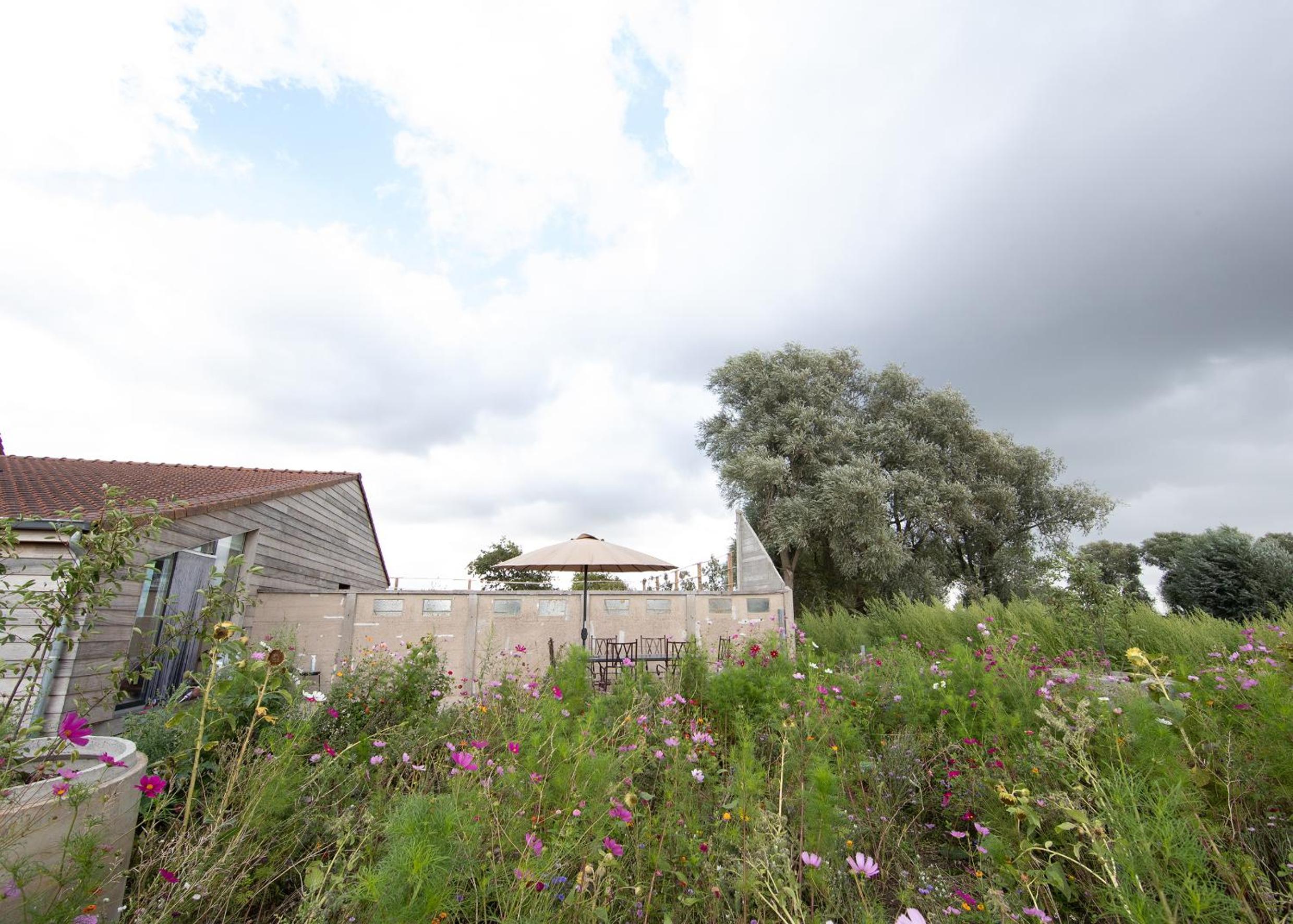 Landelijk vakantiehuis in Diksmuide met een tuin en vijver