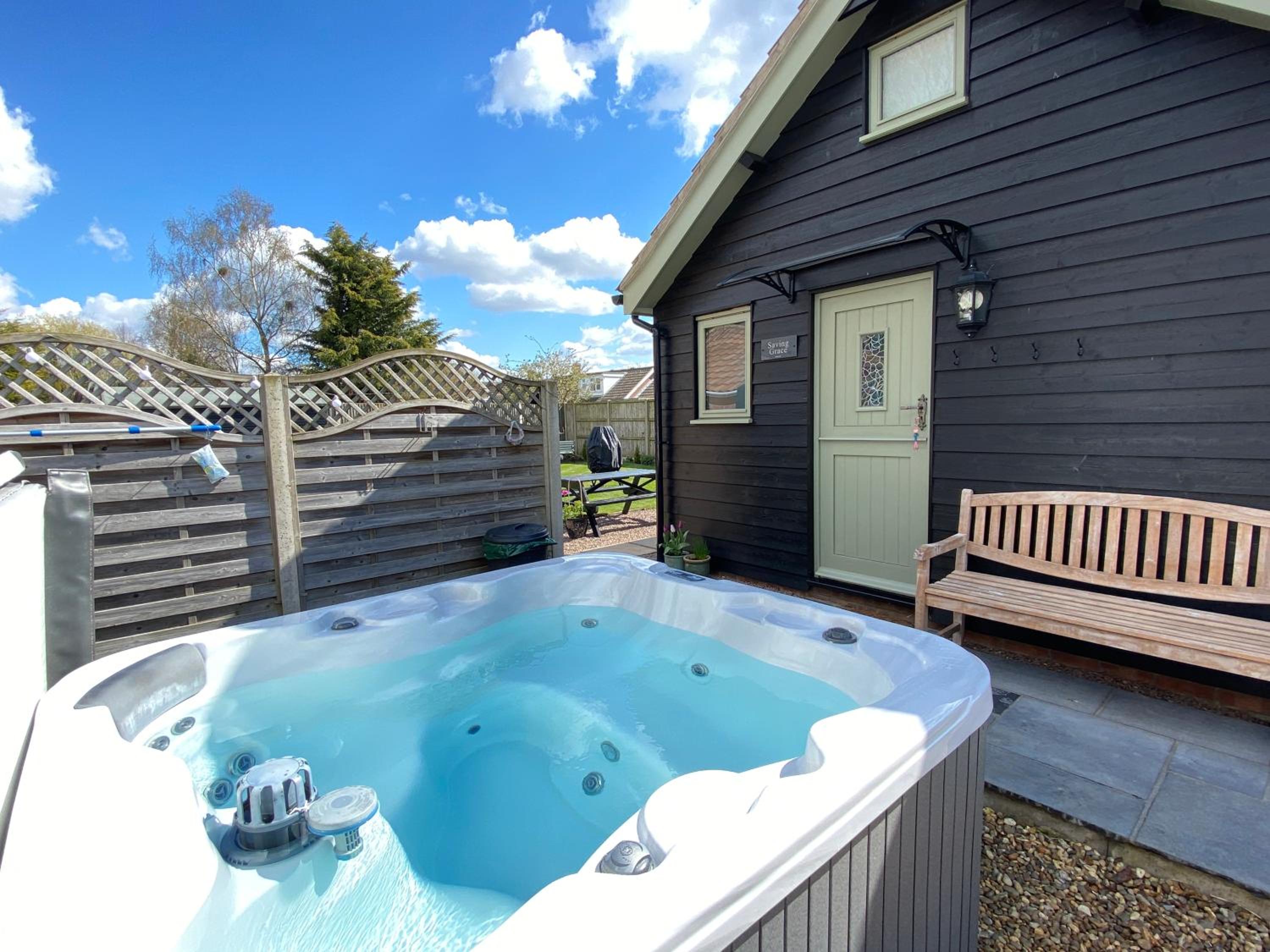 Saving Grace with private hot tub view 4