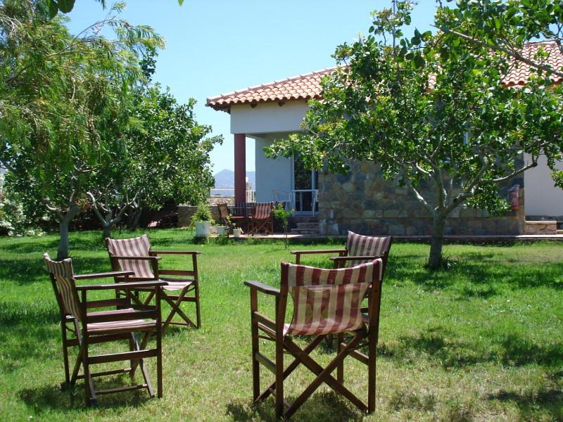 outdoor BBQ area