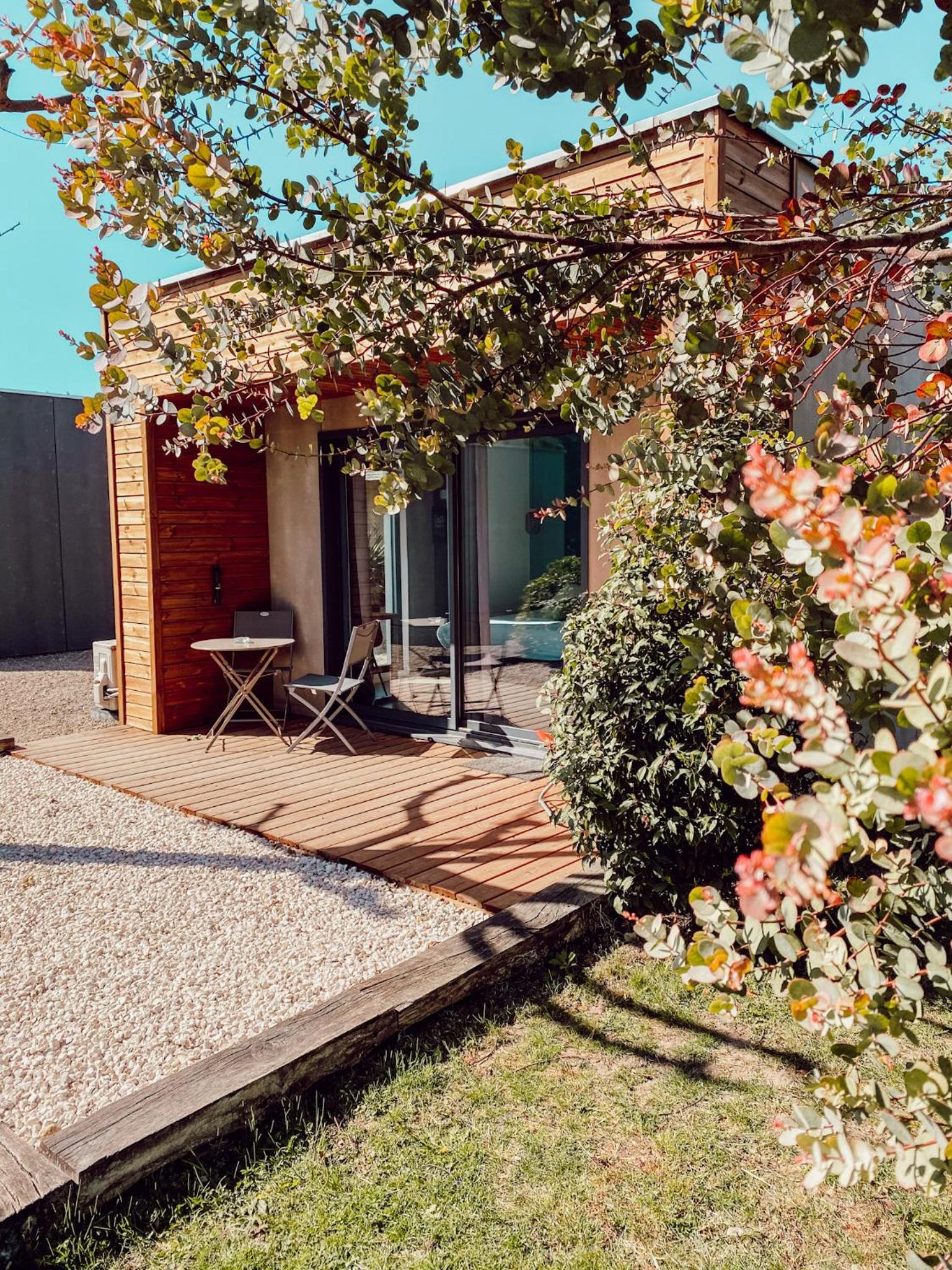 outdoor BBQ area