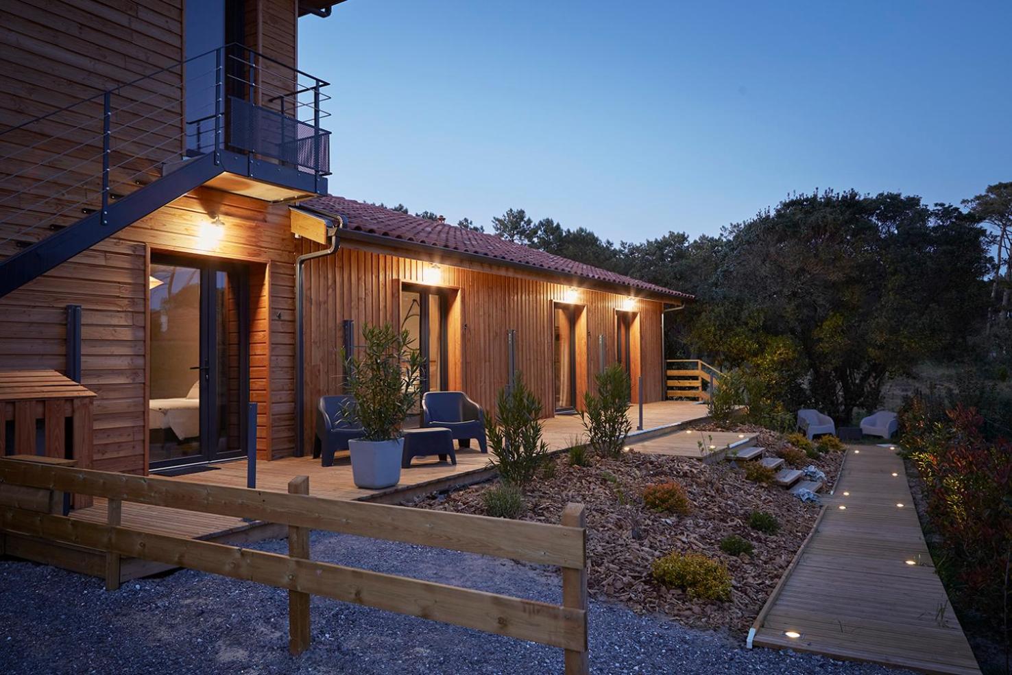 outdoor BBQ area