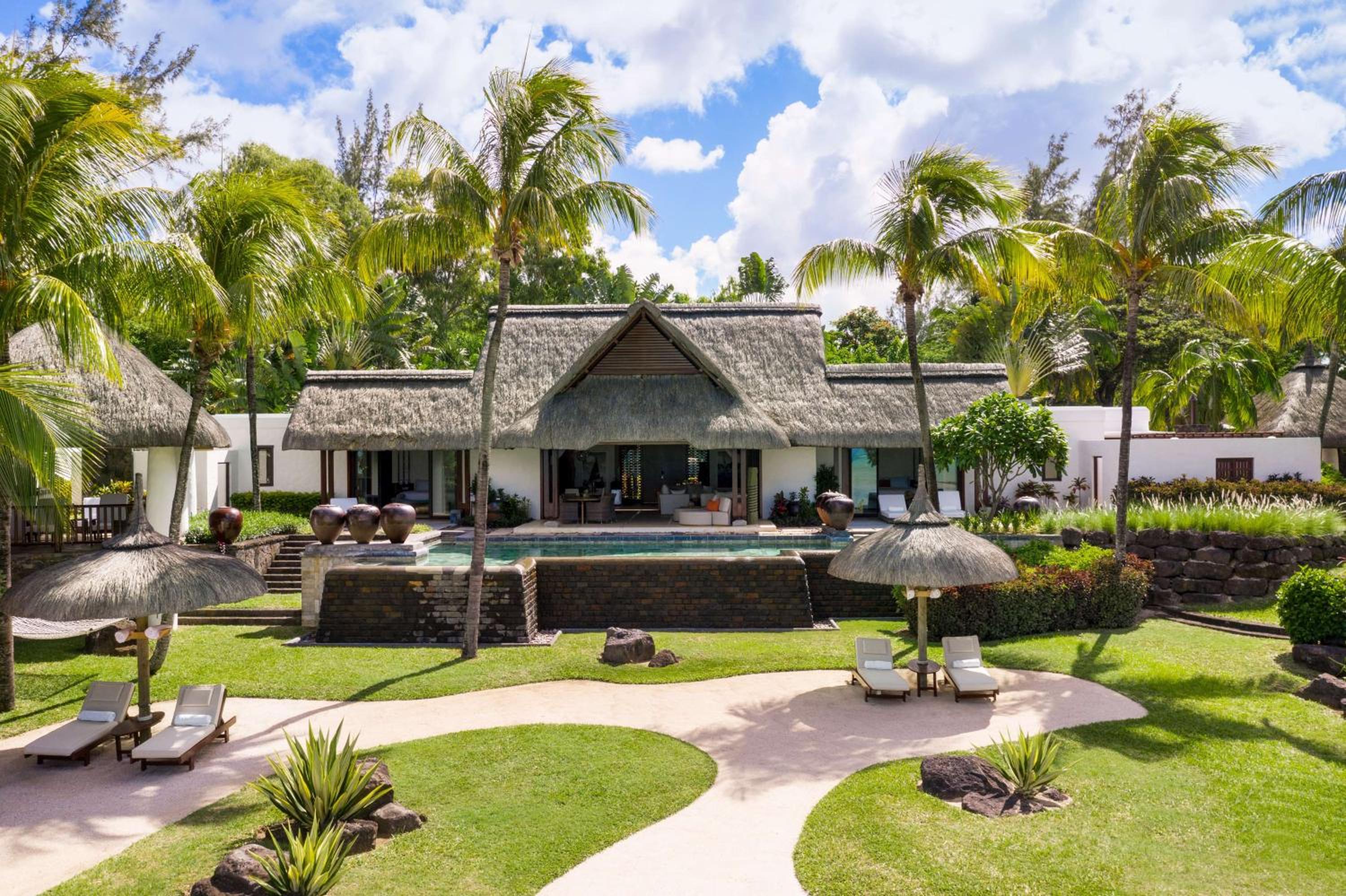 outdoor BBQ area