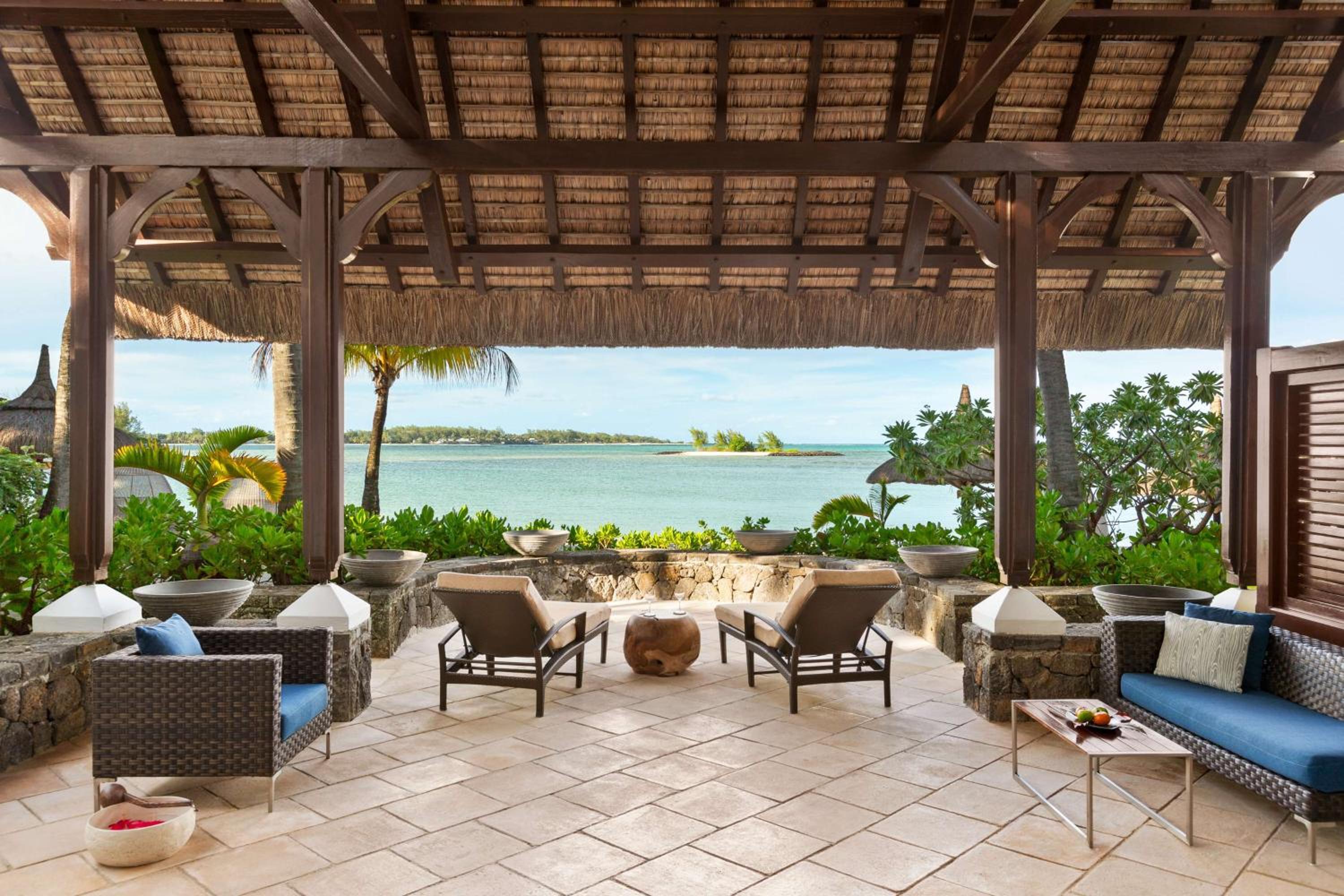 outdoor BBQ area