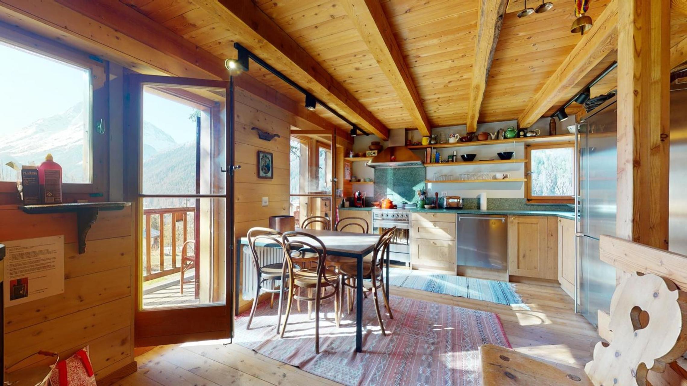 Idyllic chalet in Evolène, with view on the Dent Blanche and the mountains view 2