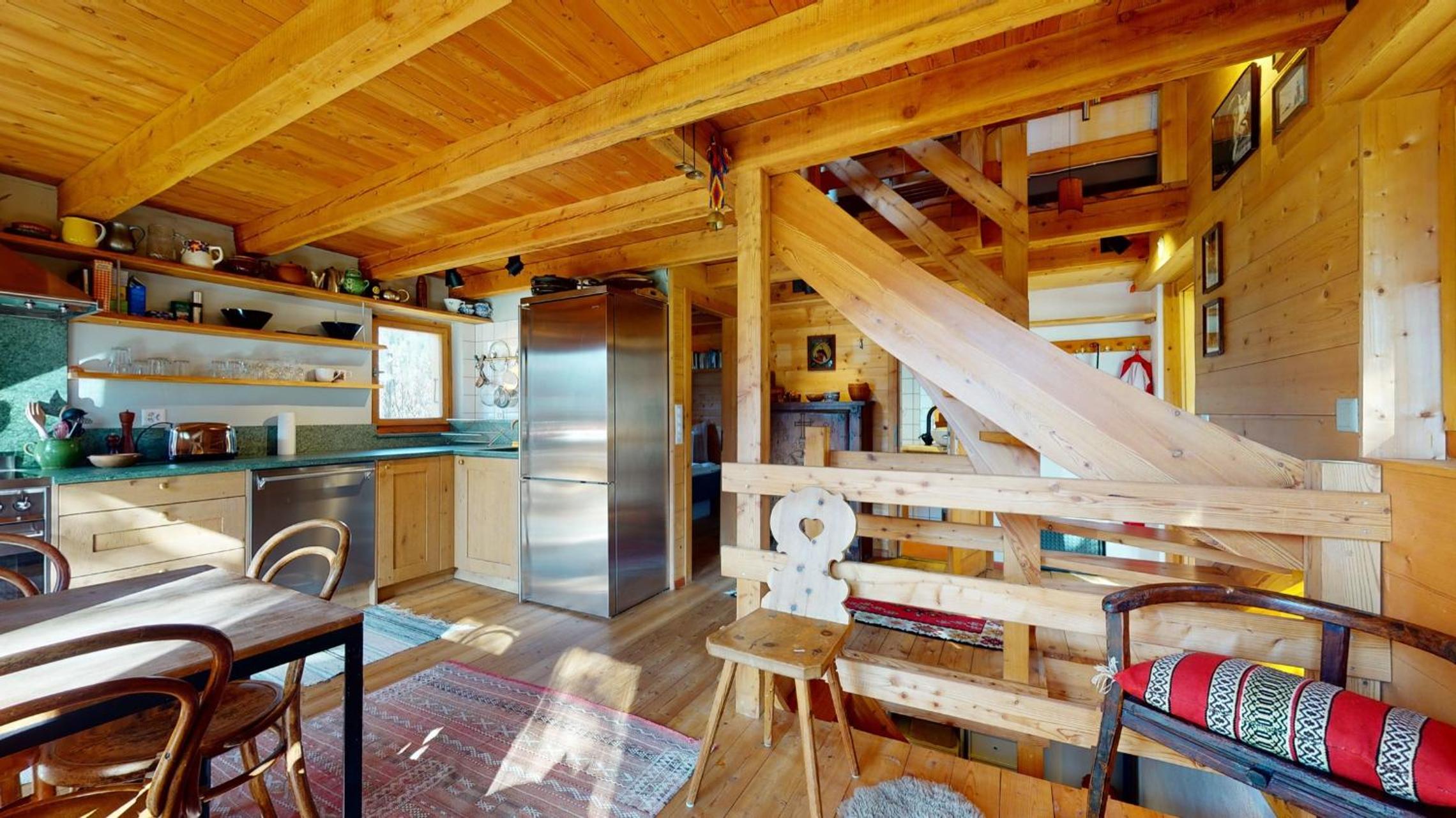 Idyllic chalet in Evolène, with view on the Dent Blanche and the mountains view 3