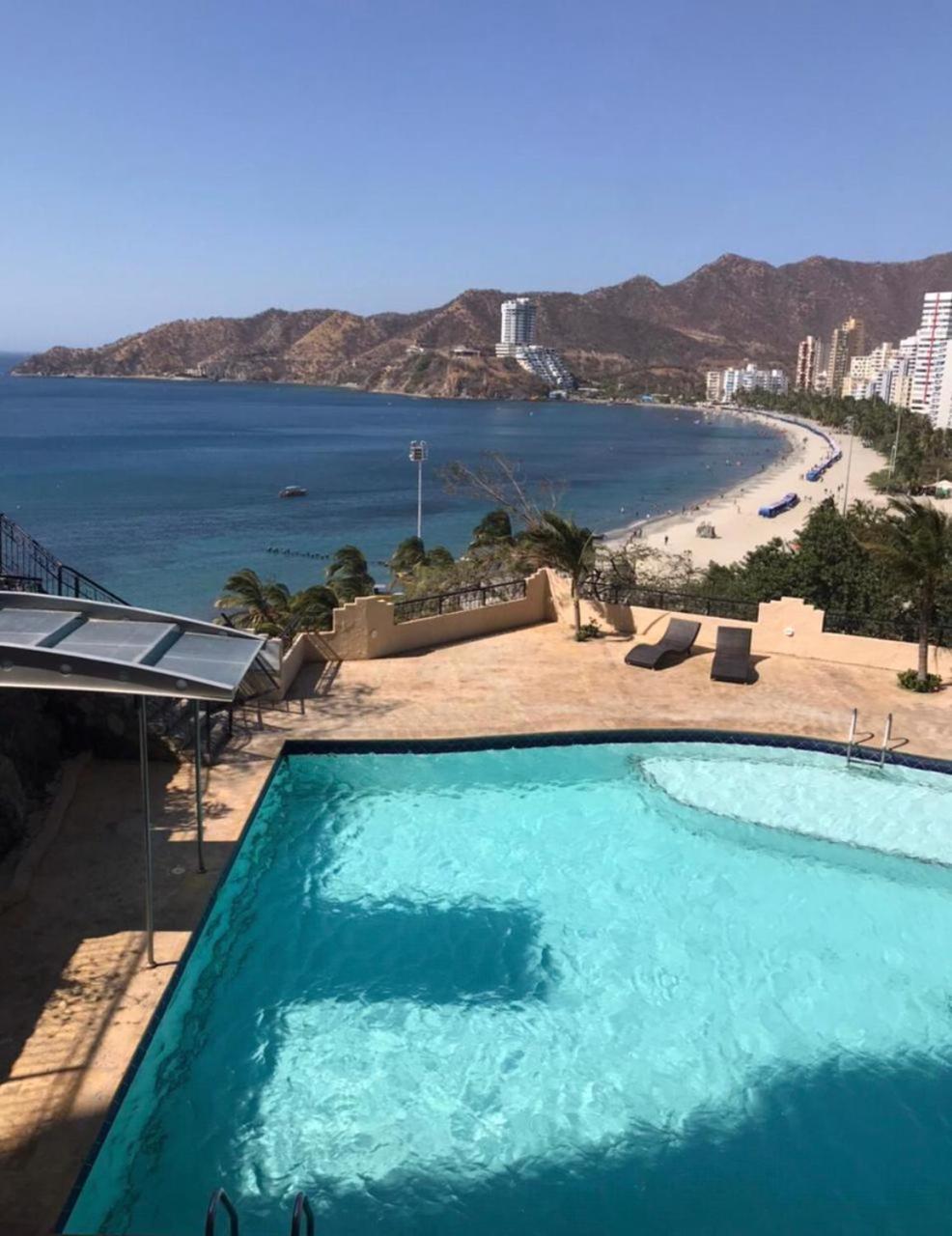 Espectacular vista a la playa el Rodadero
