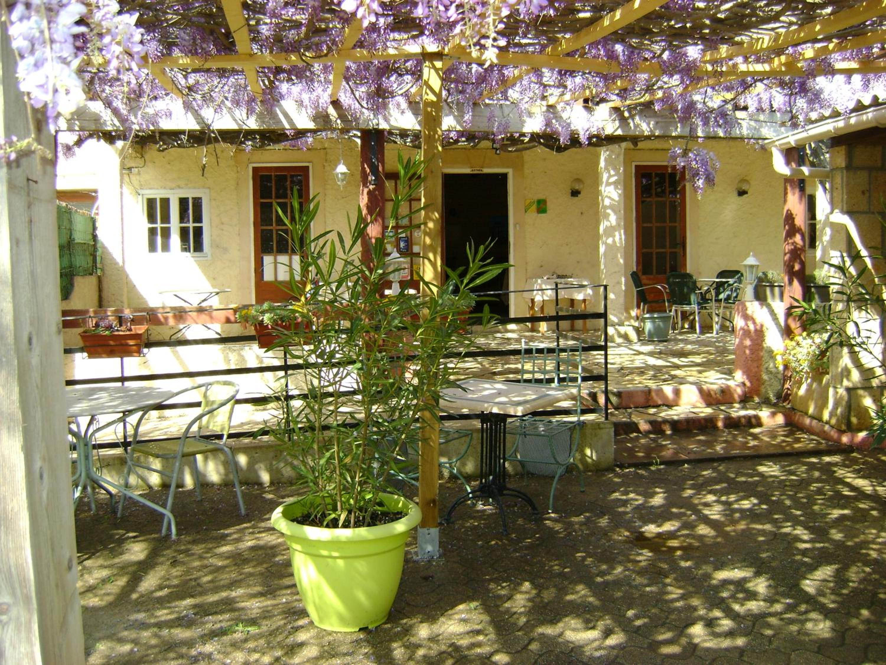 outdoor BBQ area