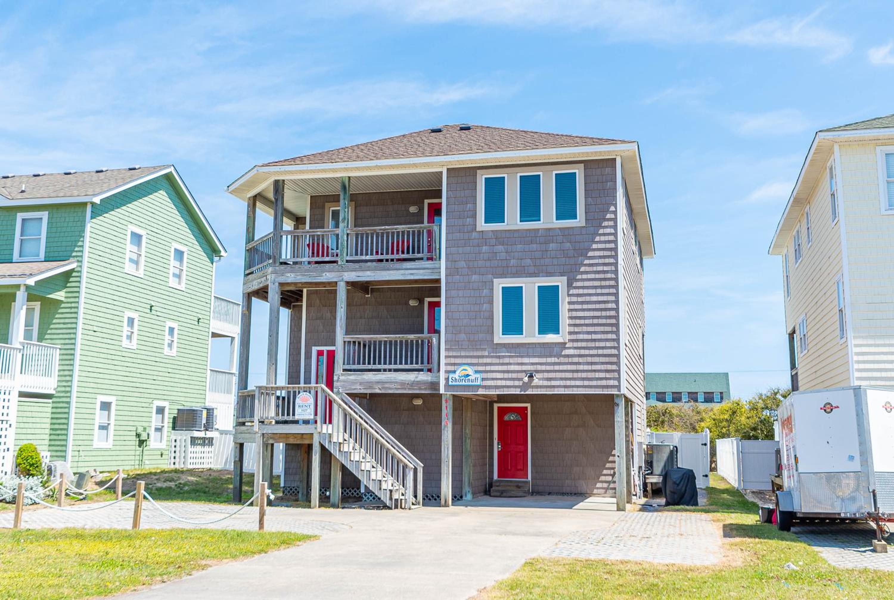 Shorenuff - Nags Head MP 11, Ocean View, Beach 200 Yds, Pool, Hot Tub, Pool Table, YR Flex Stays
