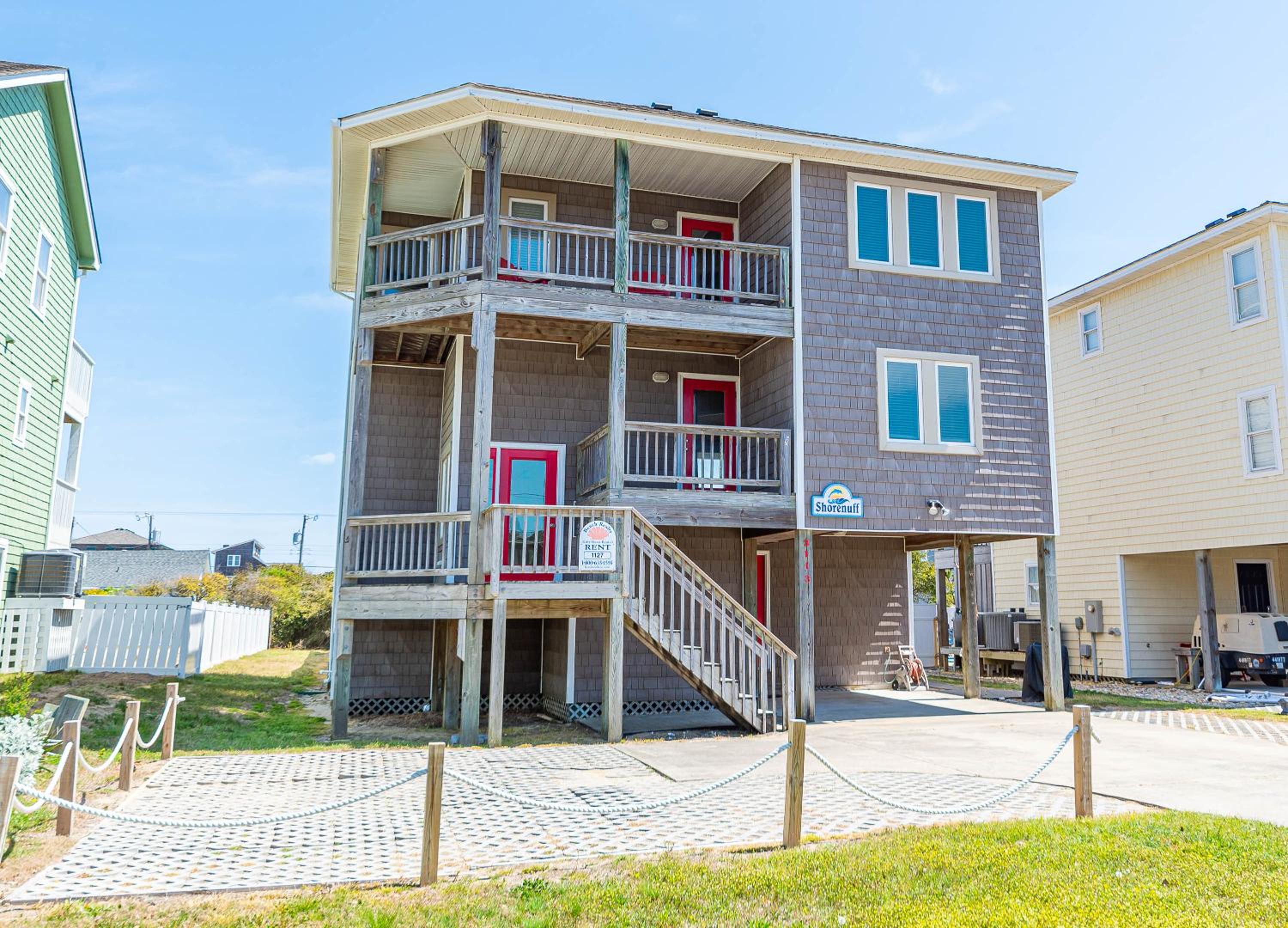 Shorenuff - Nags Head MP 11, Ocean View, Beach 200 Yds, Pool, Hot Tub, Pool Table, YR Flex Stays
