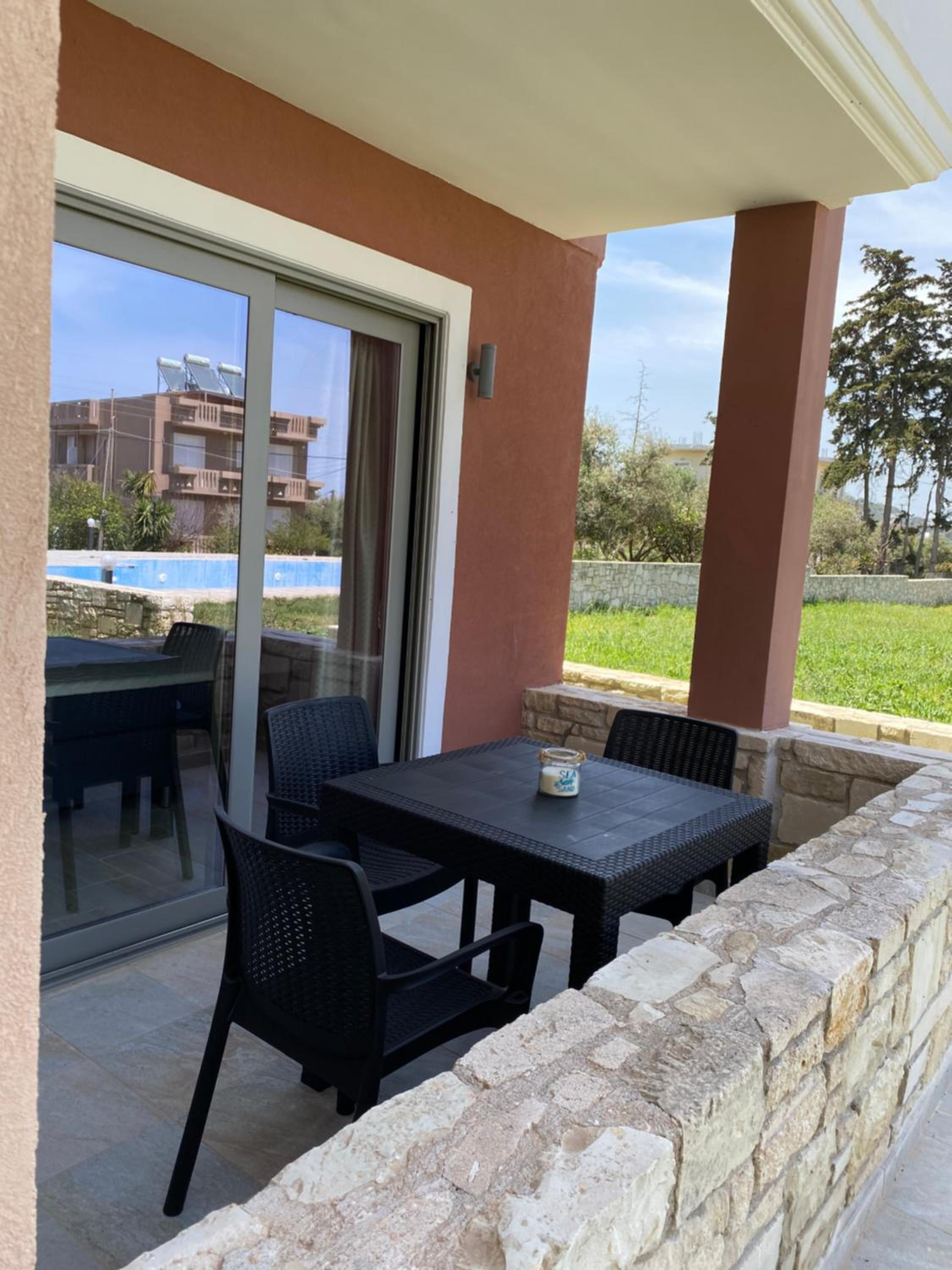 outdoor BBQ area