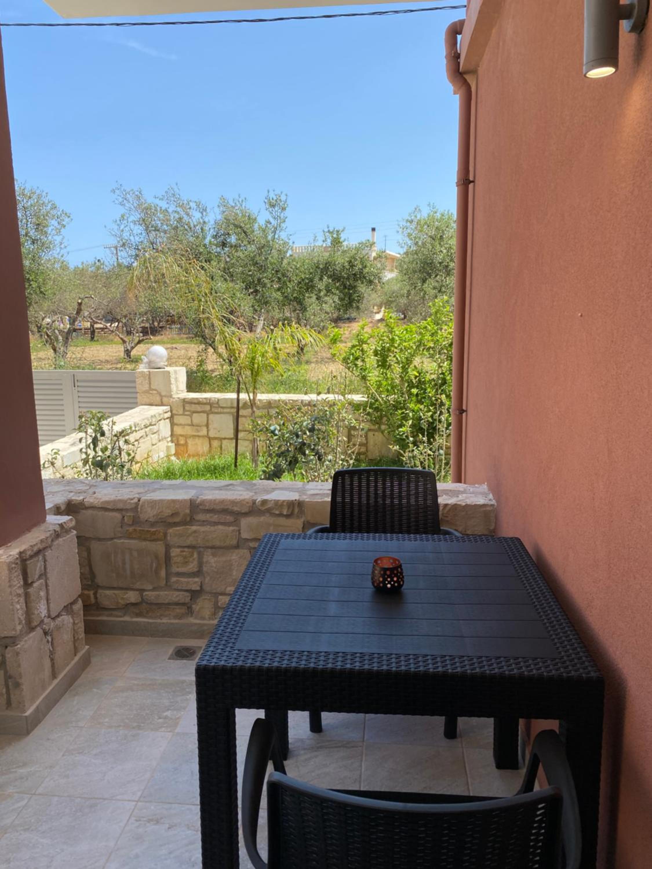 outdoor BBQ area