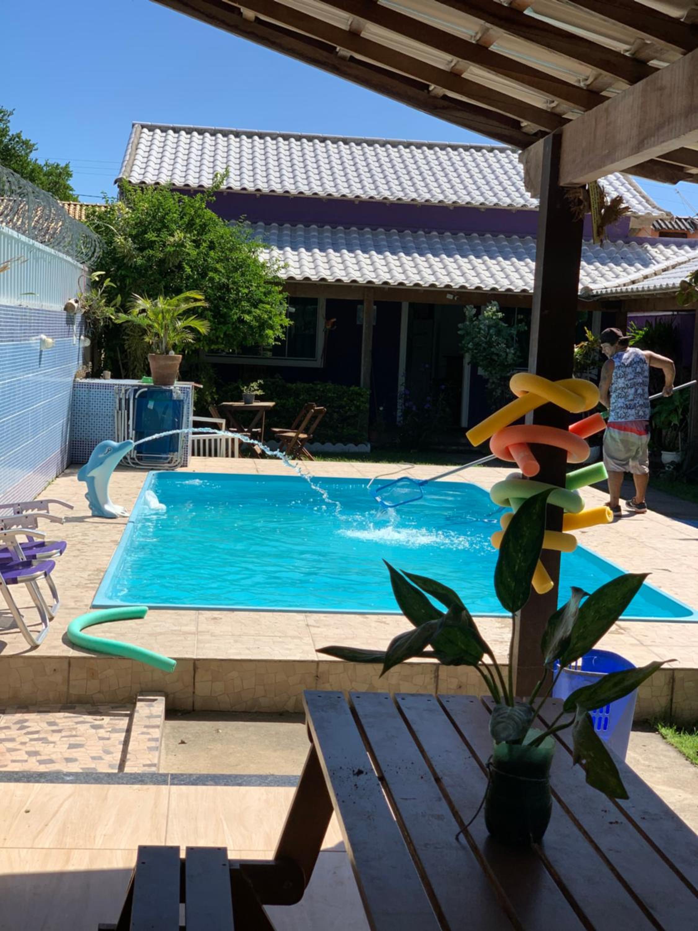 Casa da piscina