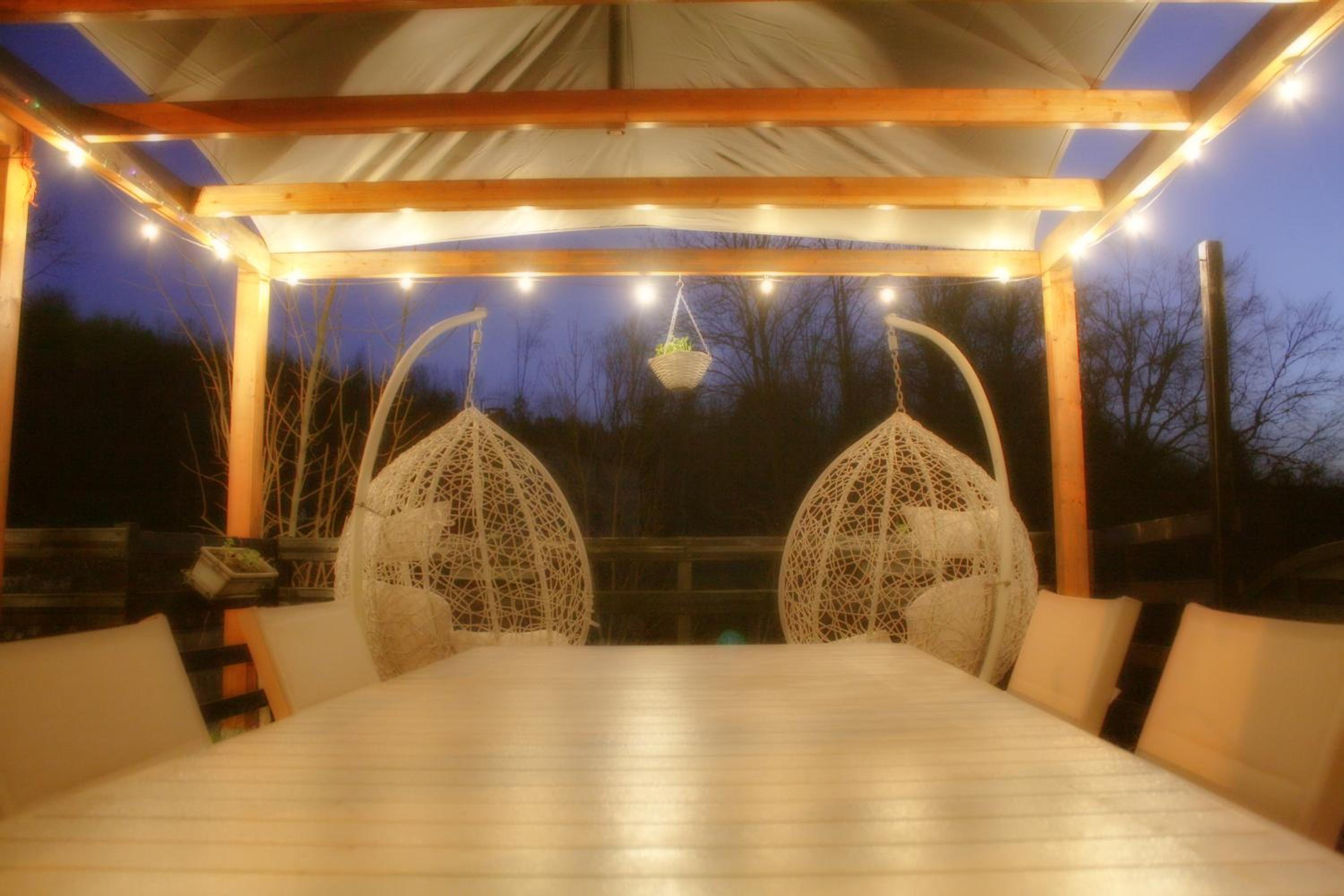 outdoor BBQ area