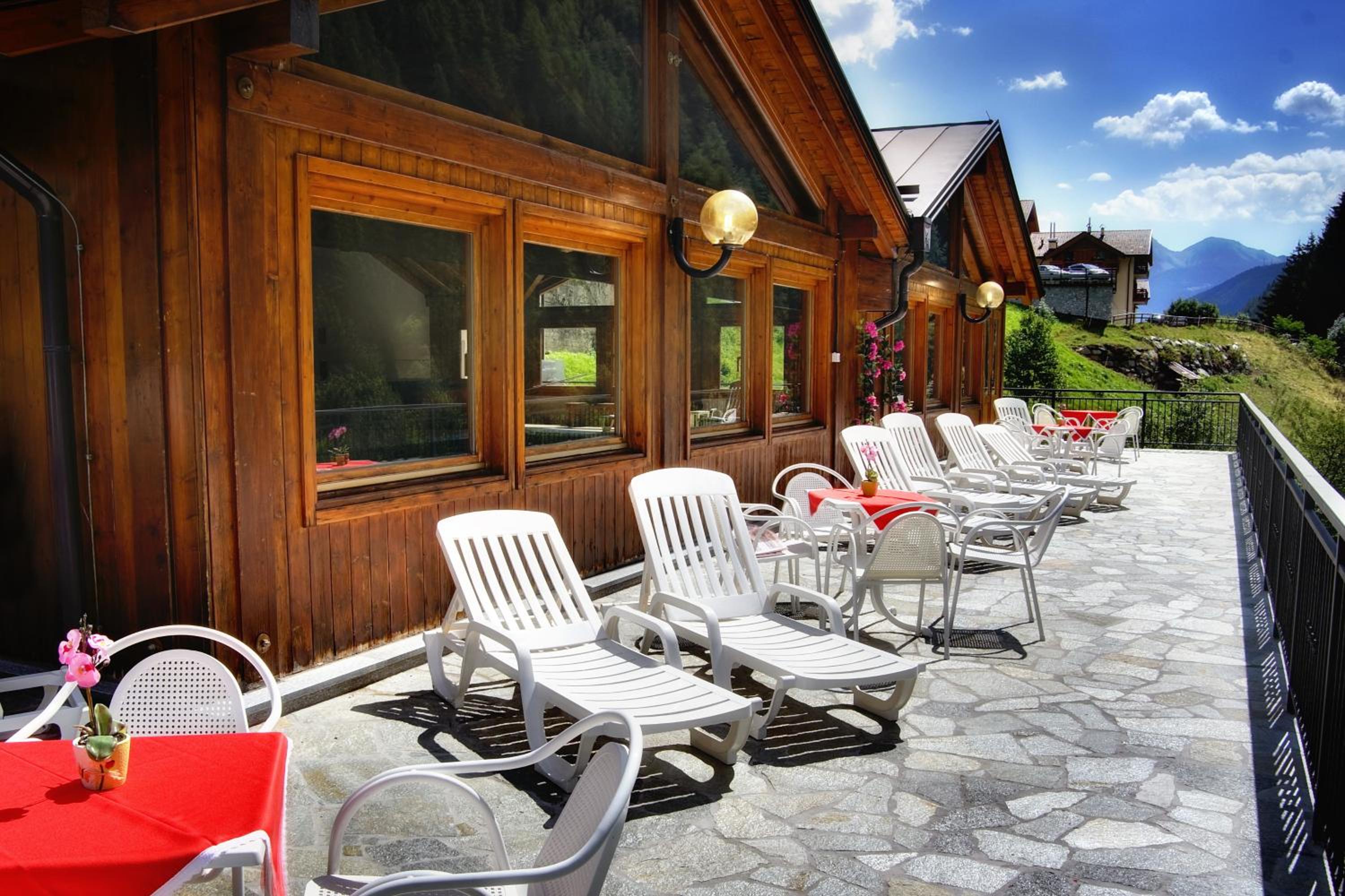 outdoor BBQ area