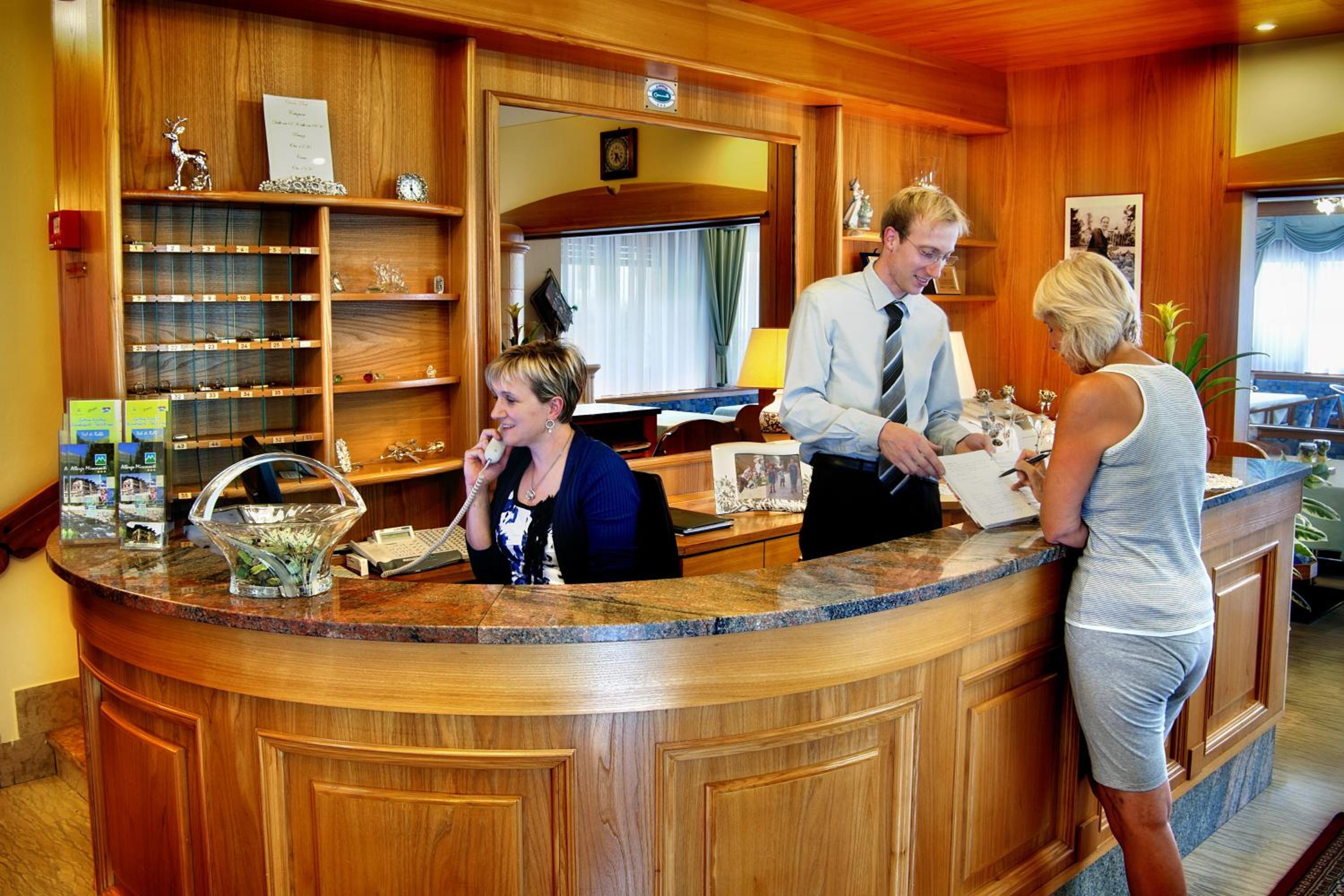 hotel reception