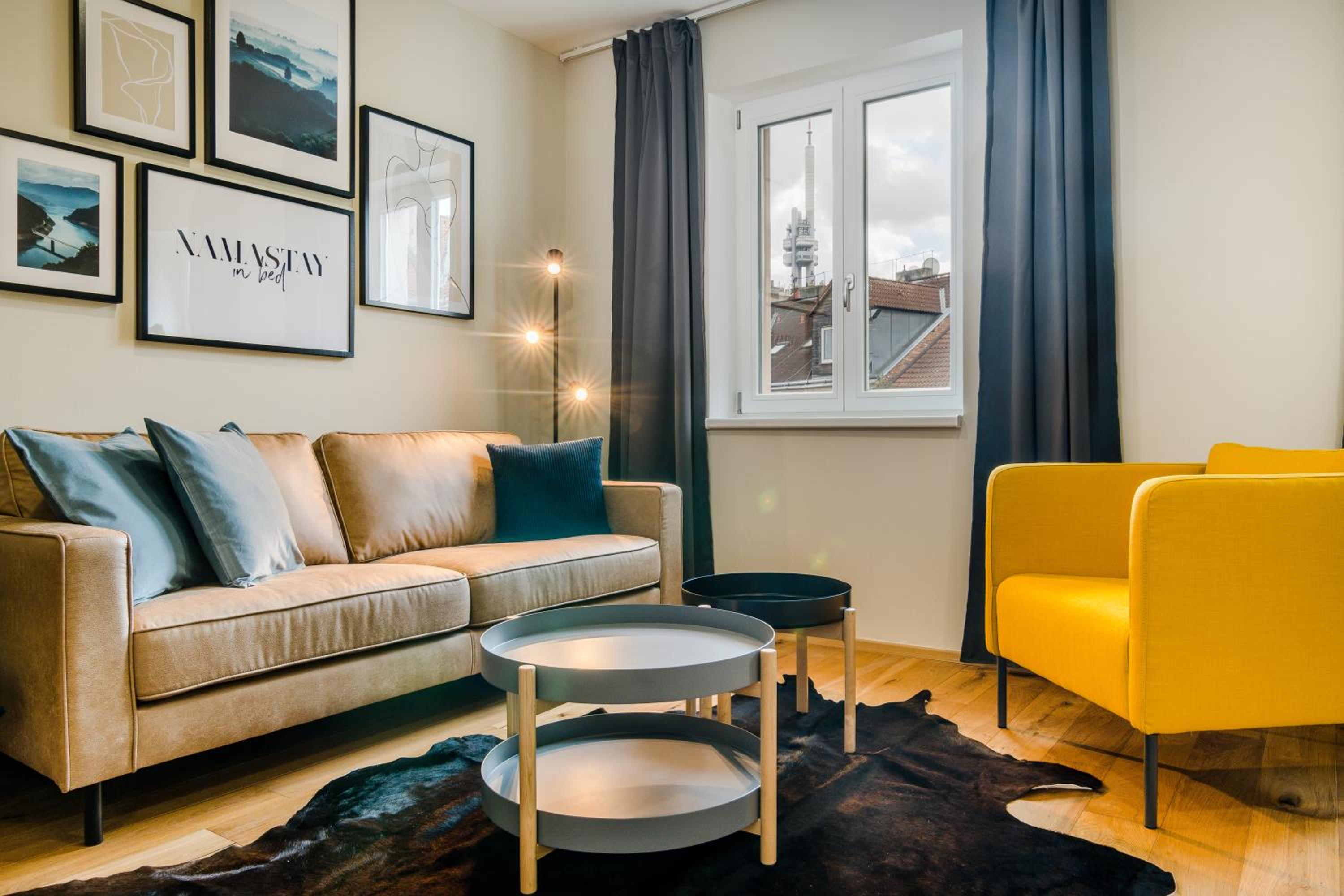 Prague Days - Premium Loft with AC & View of the Žižkov Tower from Spacious Terrace