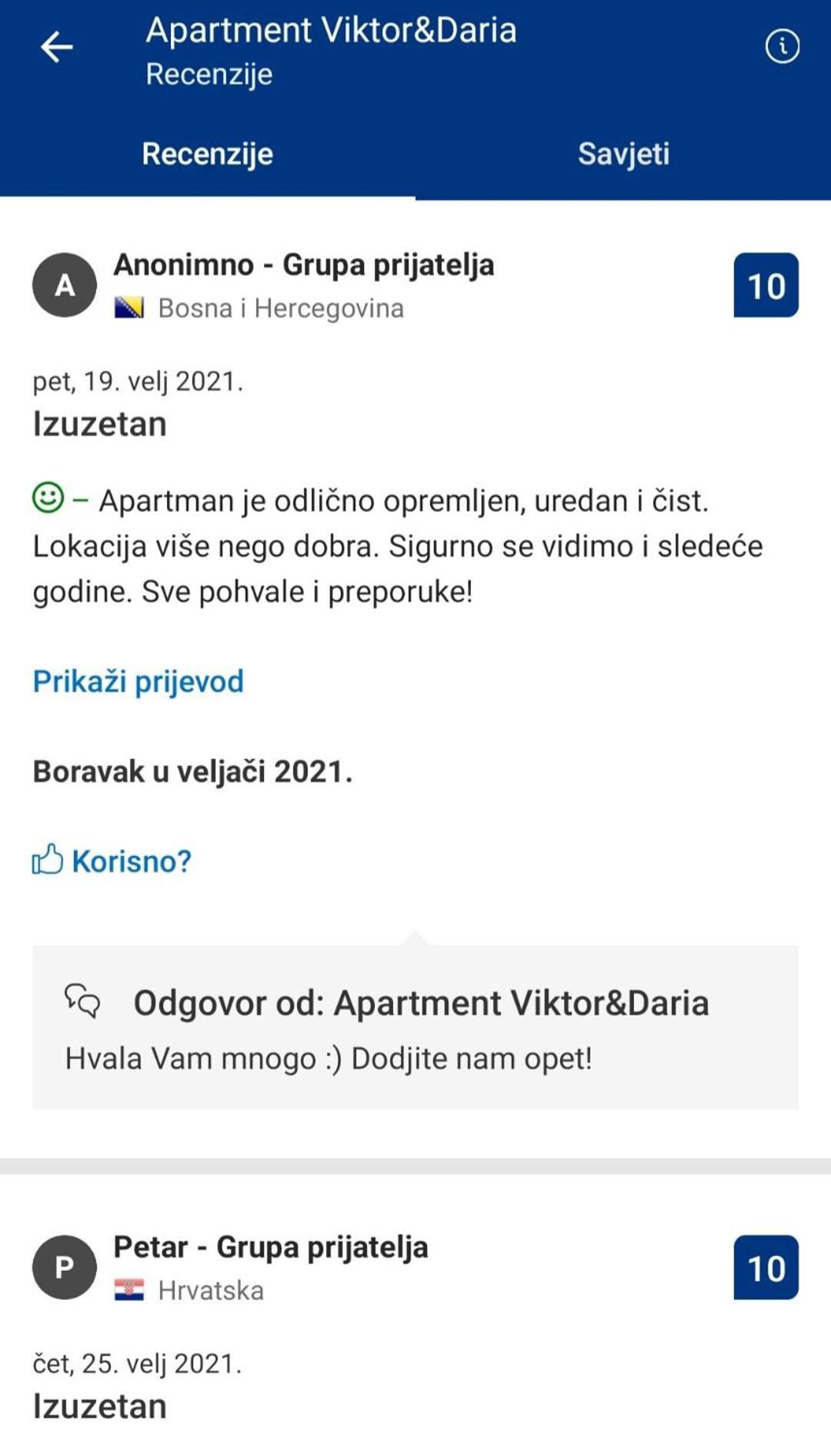 Apartman Viktor&Daria