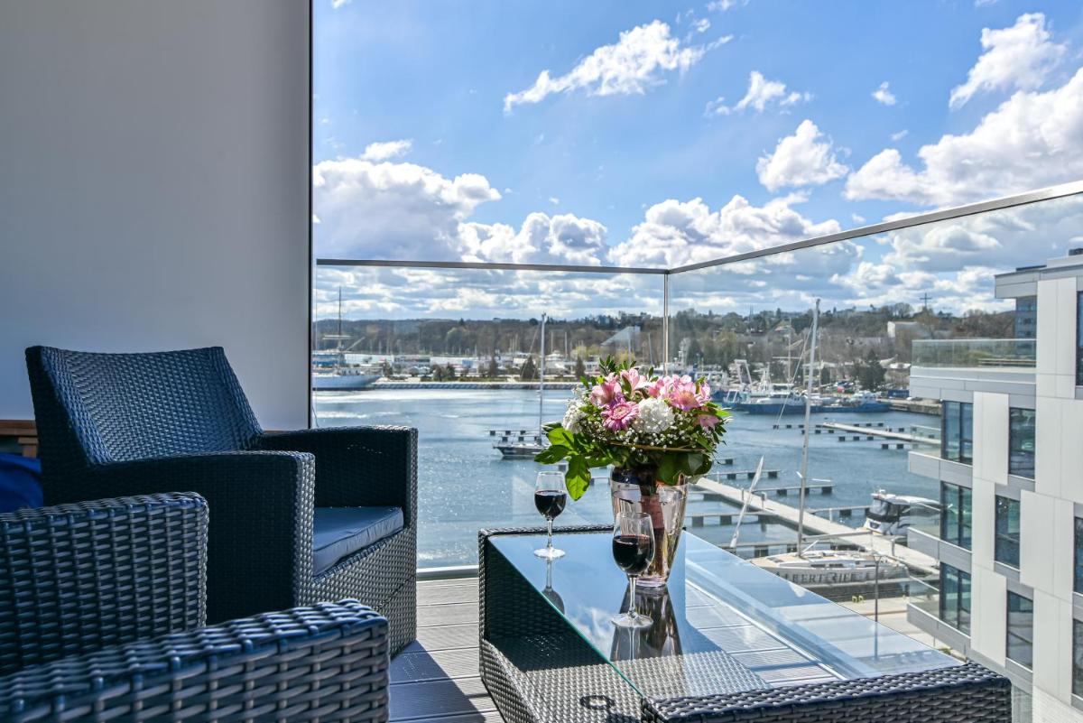 Apartament Faltom Gdynia Yacht Park view 3